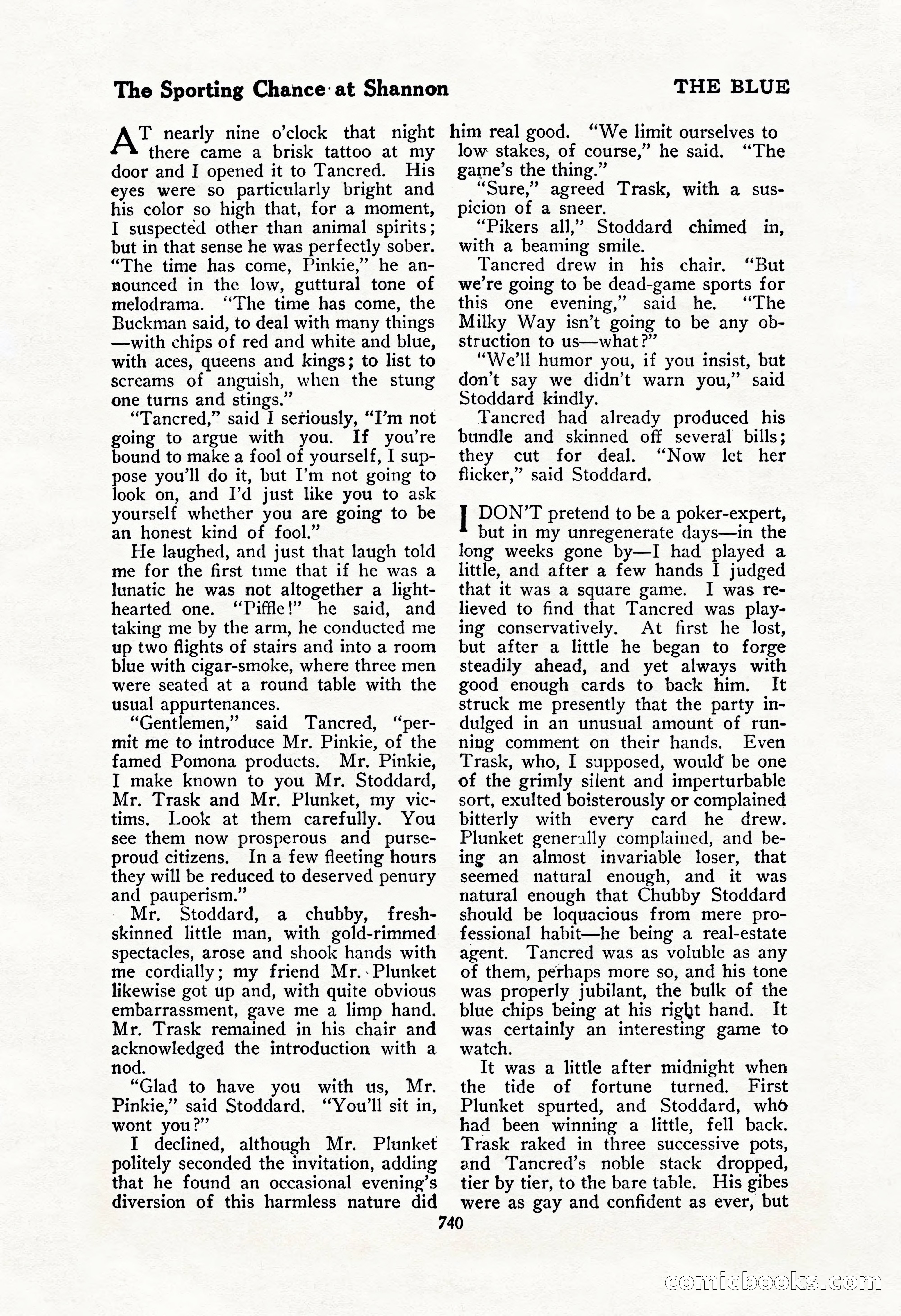 The Blue Book Magazine, February 1917 — page 26 of 264