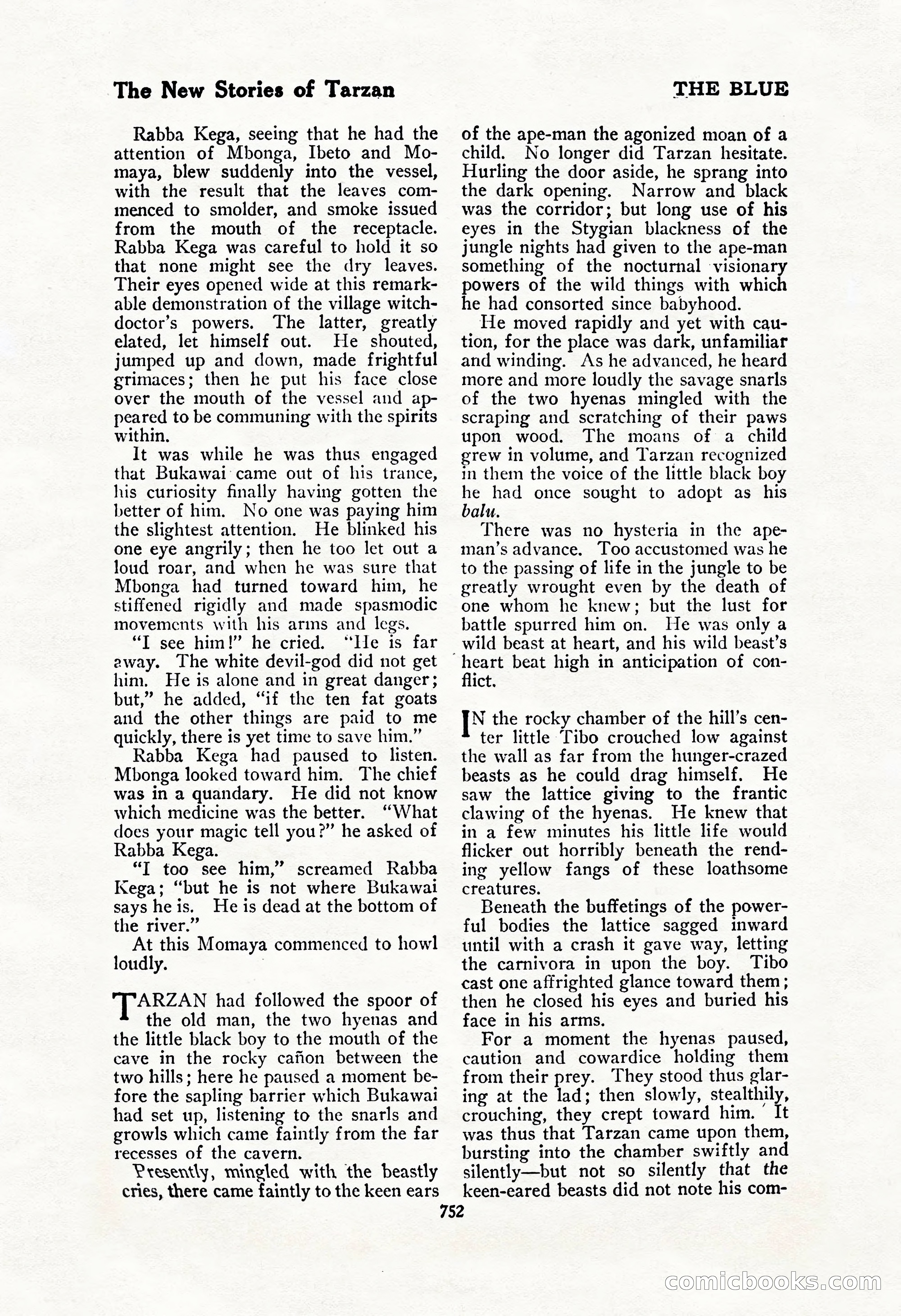 The Blue Book Magazine, February 1917 — page 38 of 264