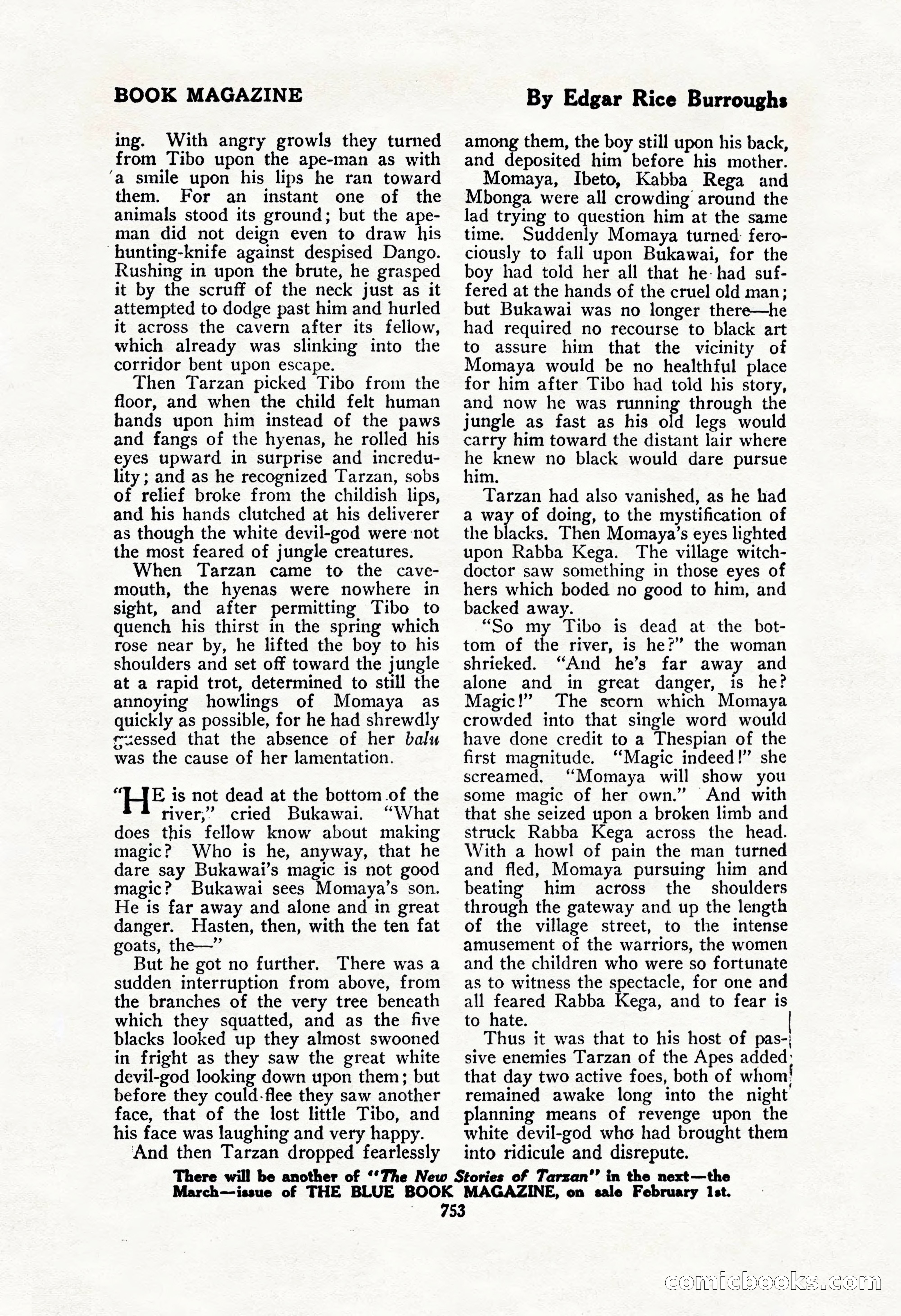 The Blue Book Magazine, February 1917 — page 39 of 264