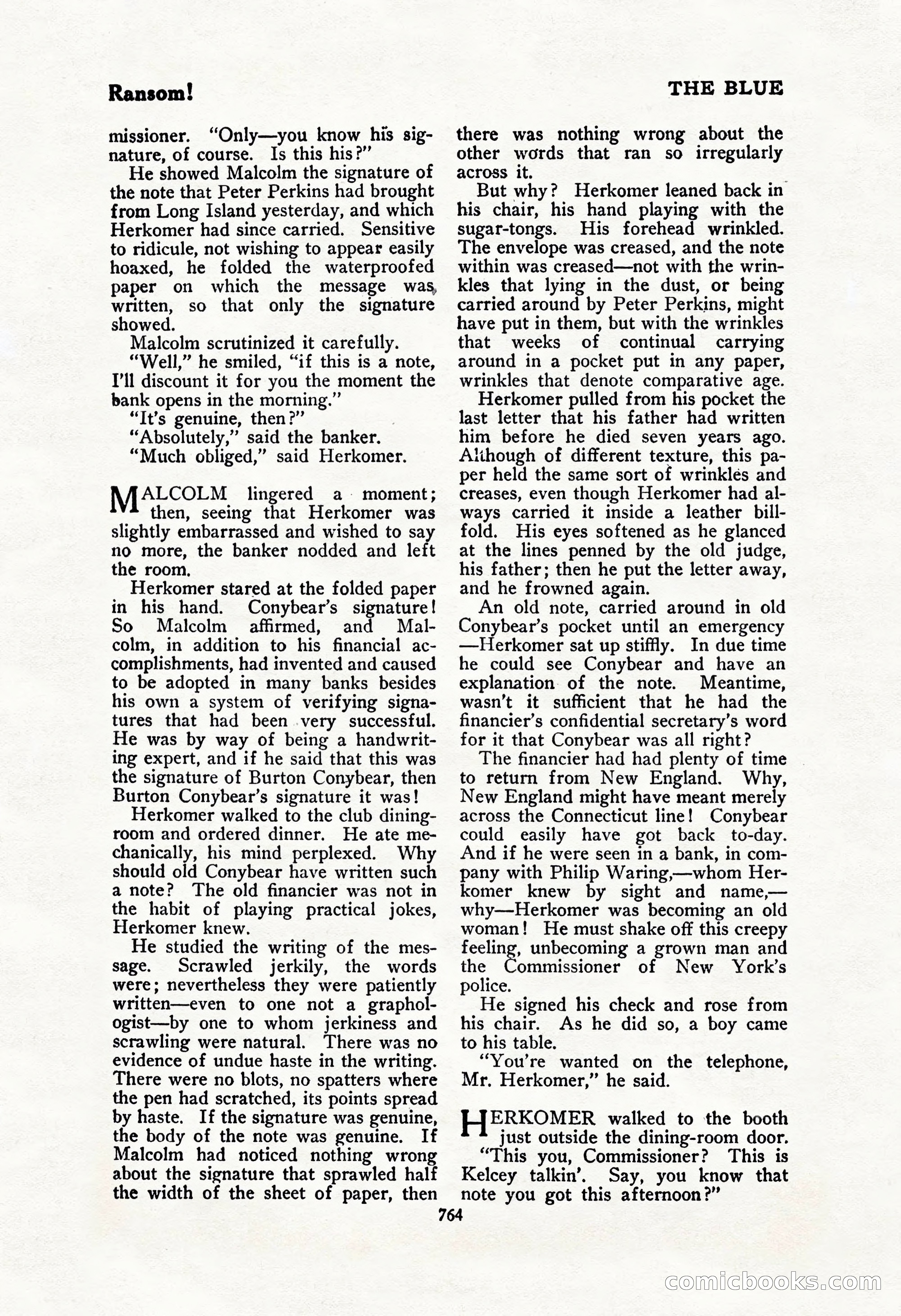 The Blue Book Magazine, February 1917 — page 50 of 264