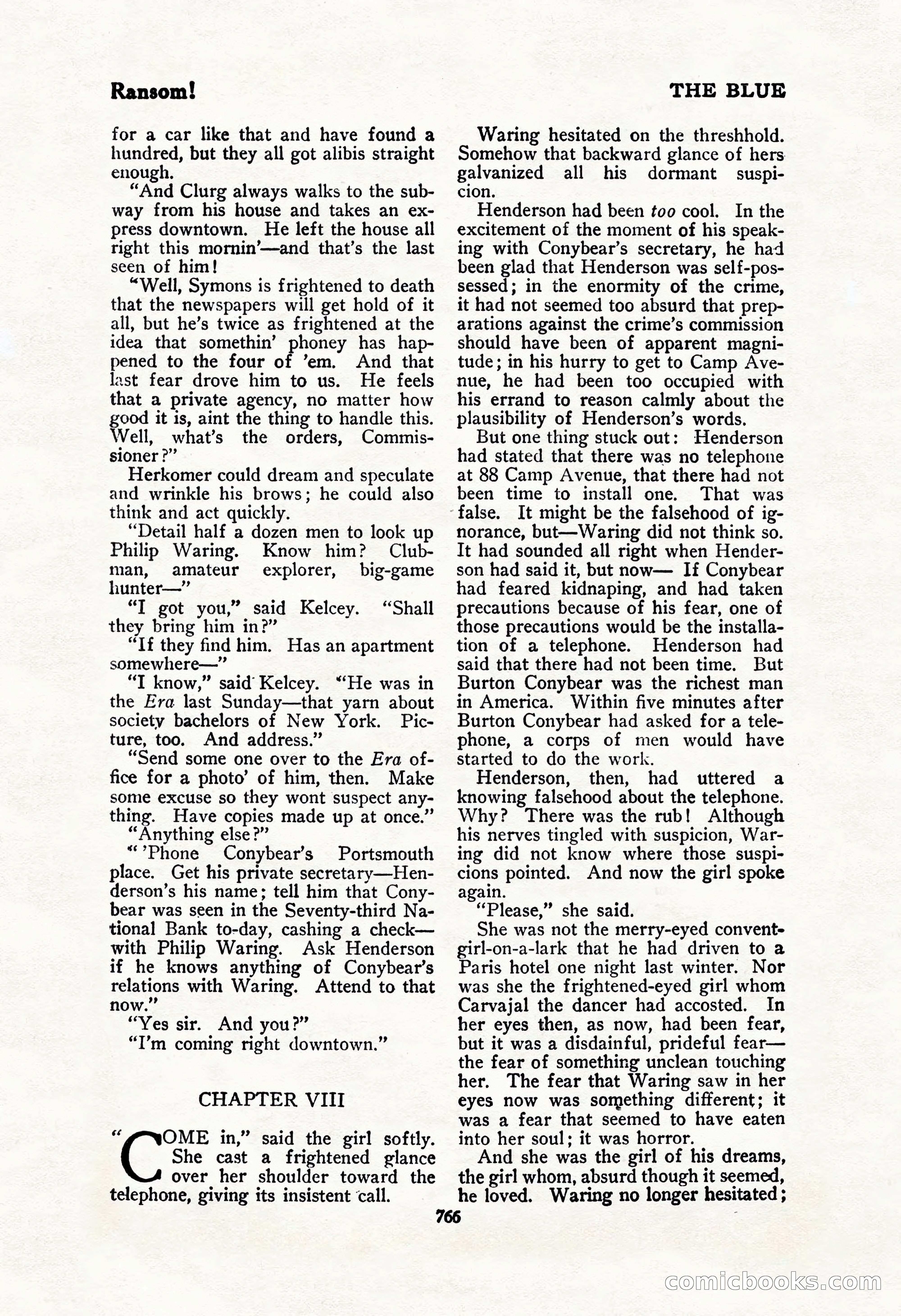 The Blue Book Magazine, February 1917 — page 52 of 264