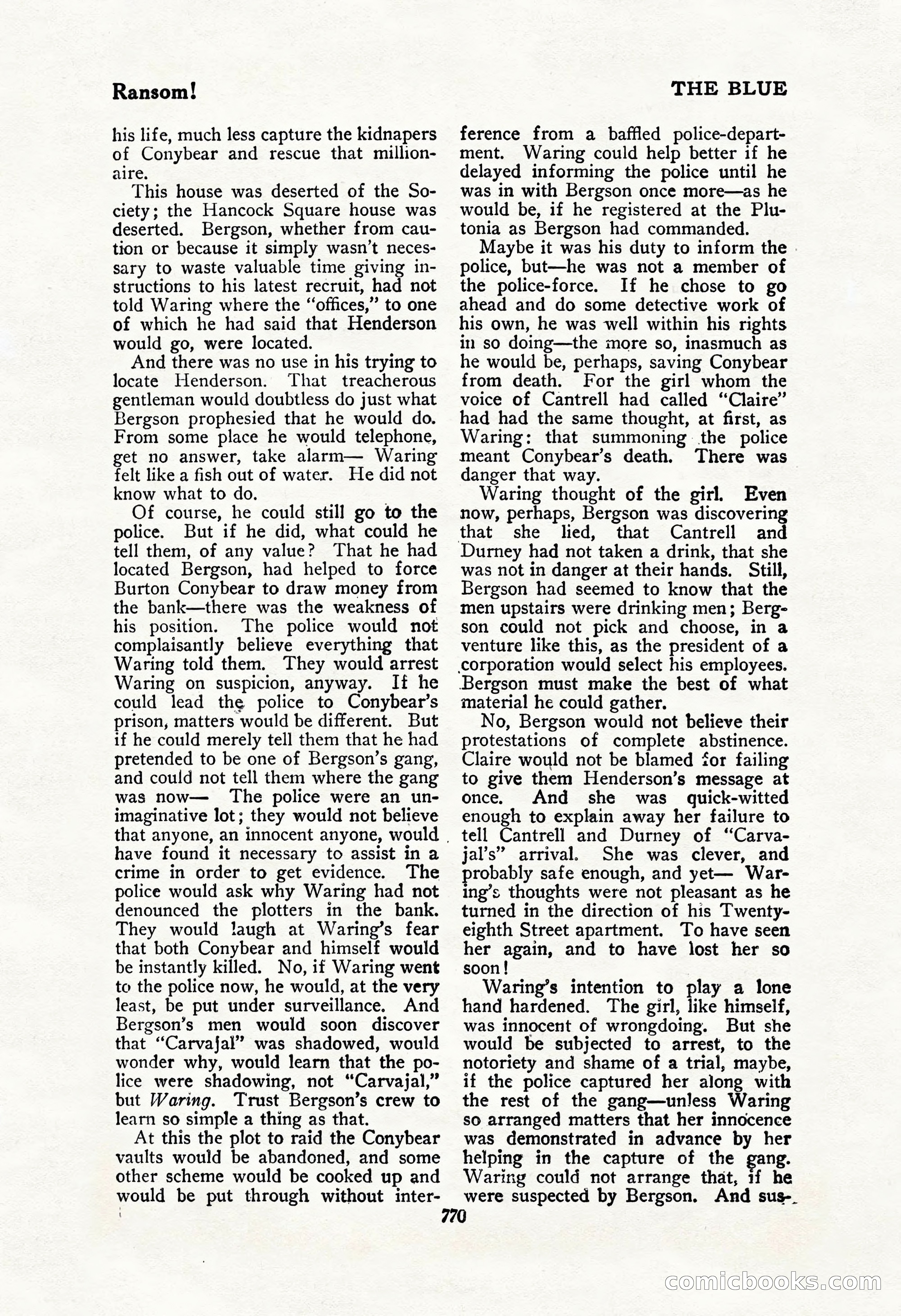 The Blue Book Magazine, February 1917 — page 56 of 264