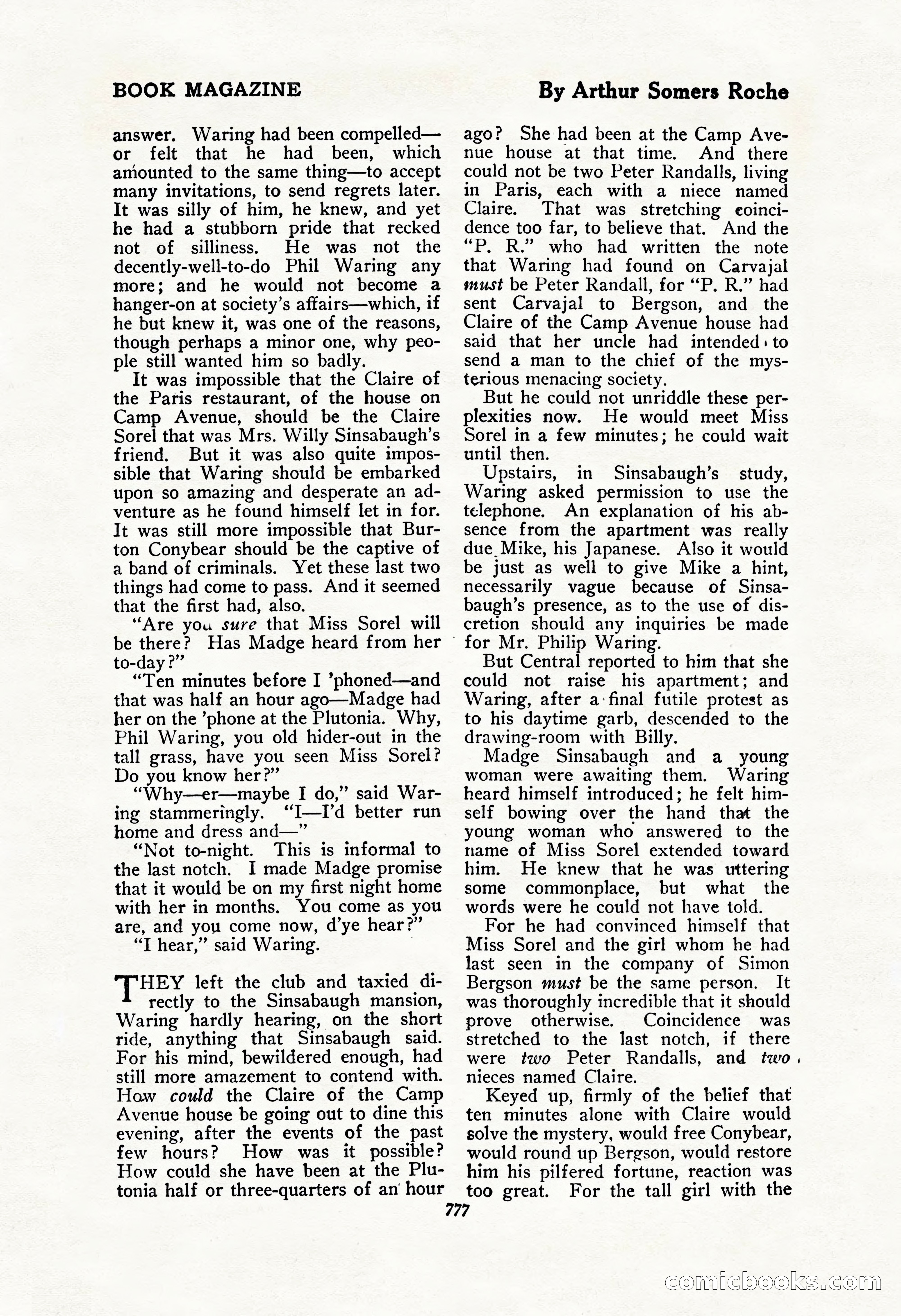 The Blue Book Magazine, February 1917 — page 63 of 264