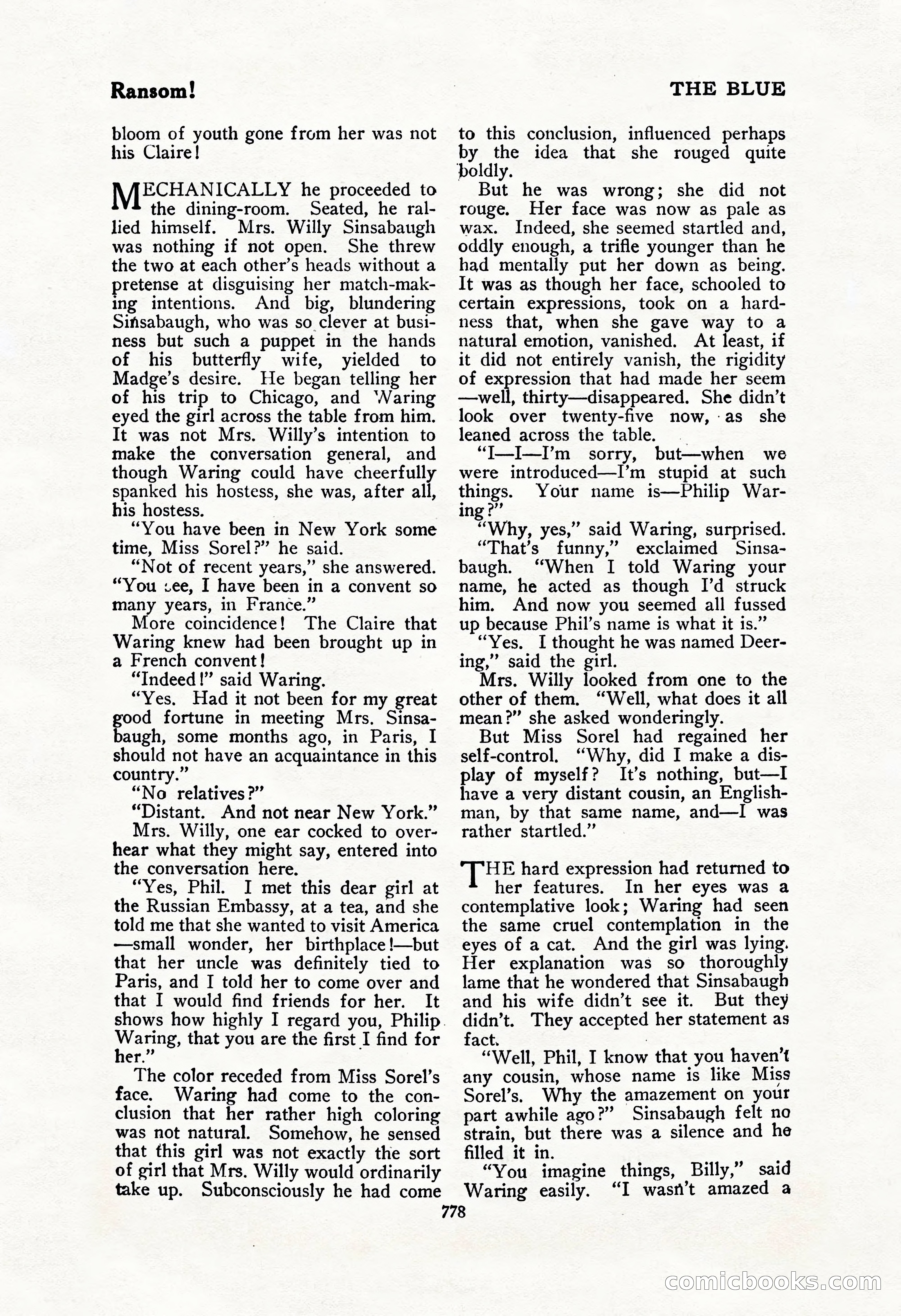 The Blue Book Magazine, February 1917 — page 64 of 264