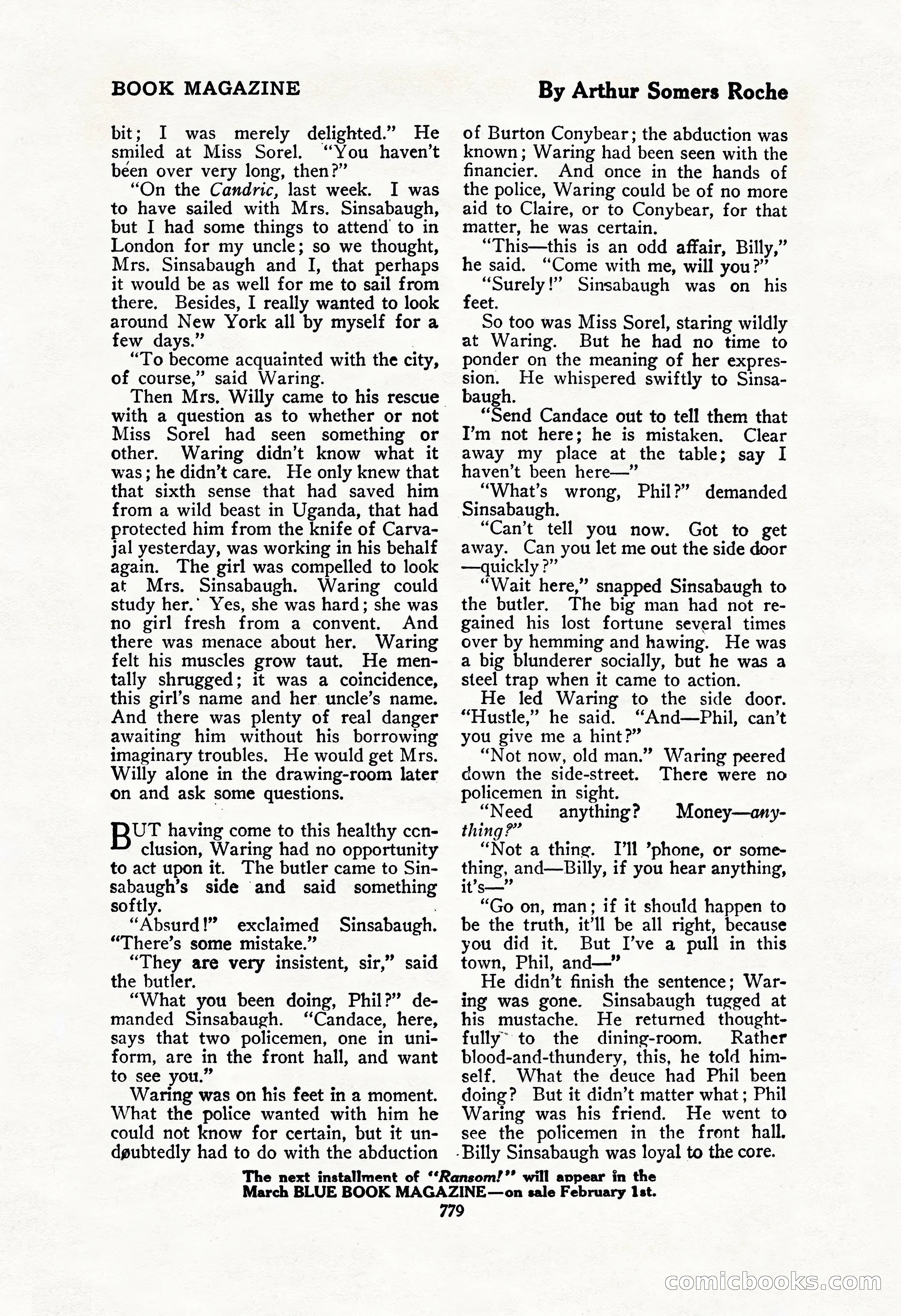 The Blue Book Magazine, February 1917 — page 65 of 264