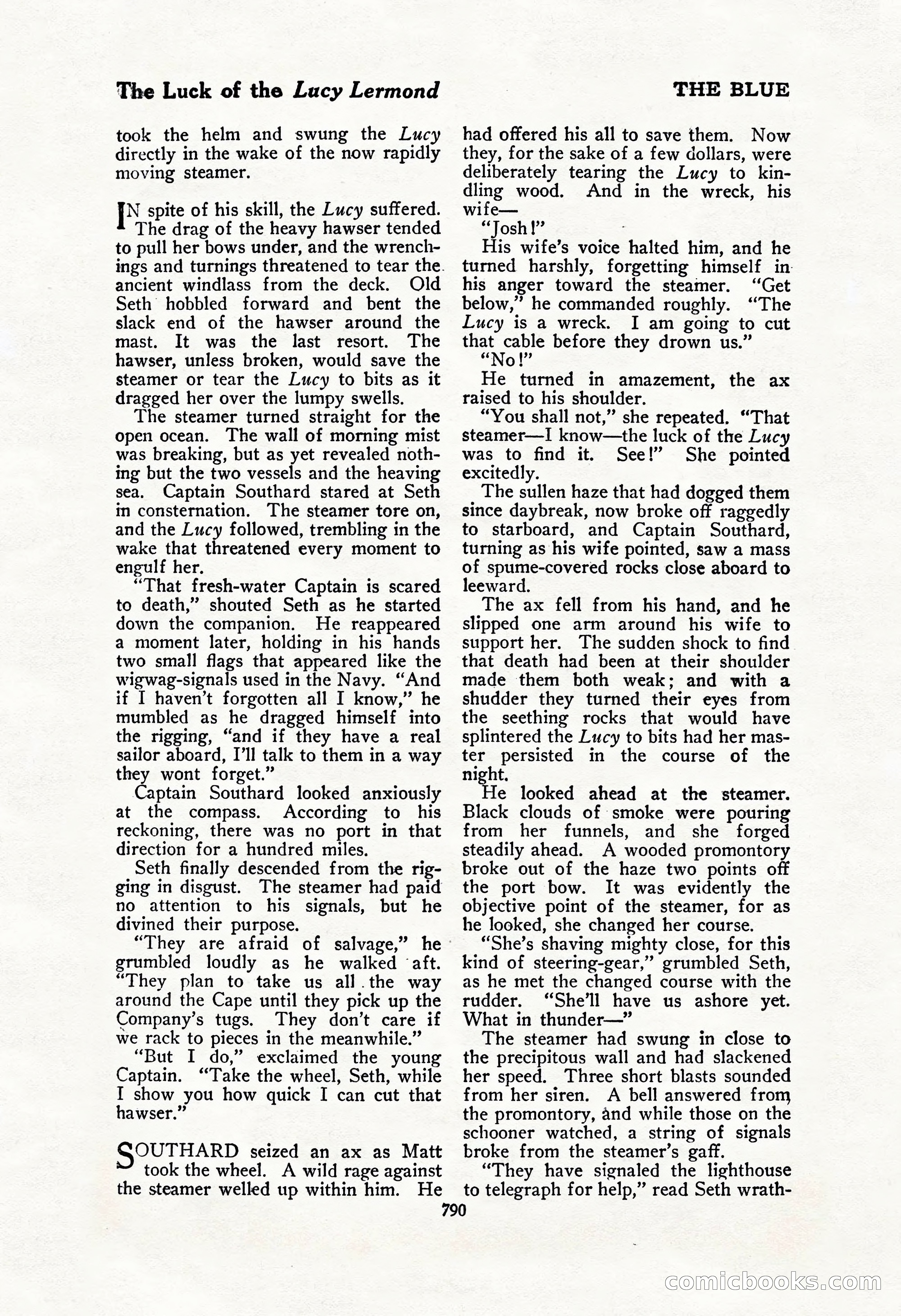 The Blue Book Magazine, February 1917 — page 76 of 264