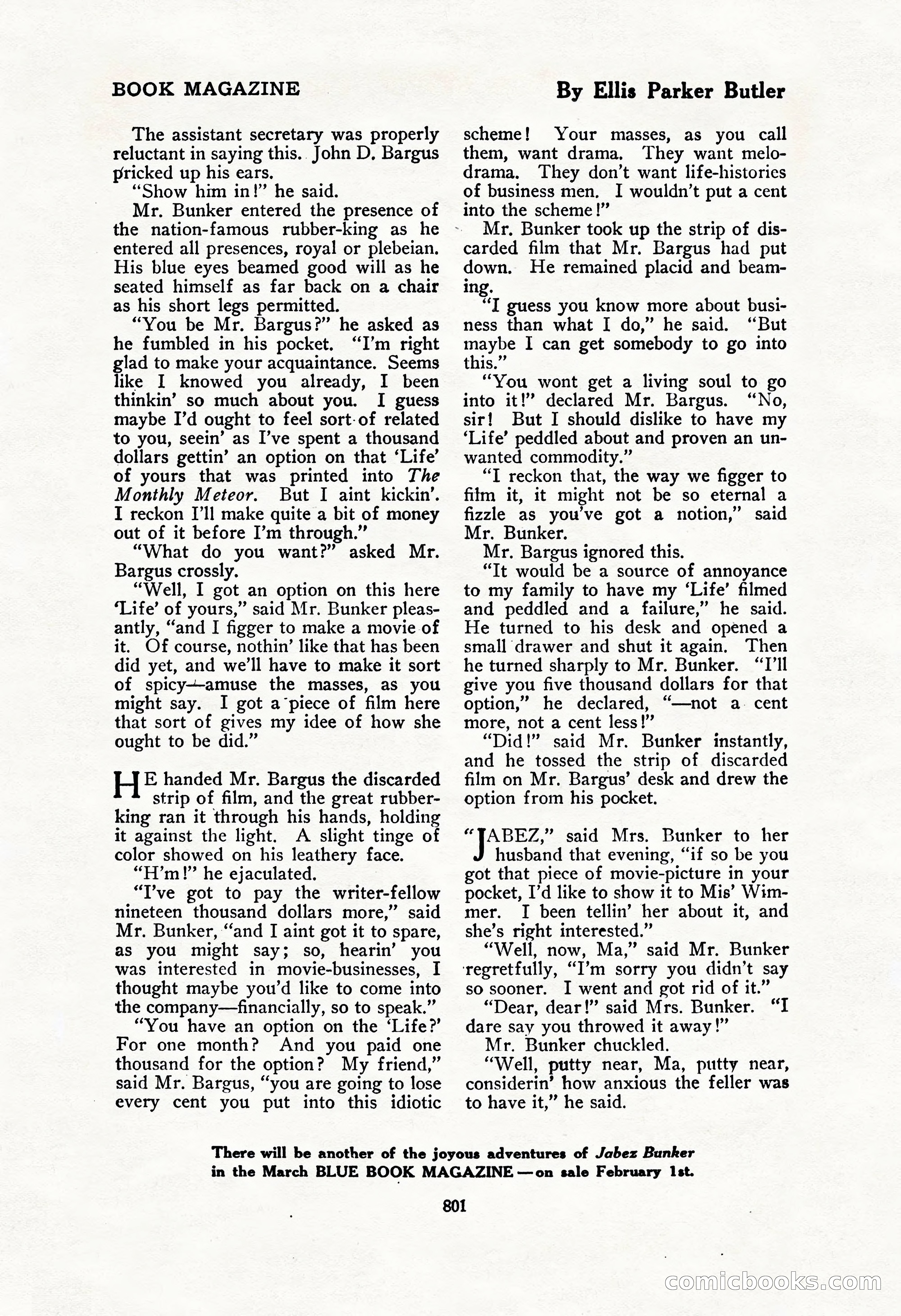The Blue Book Magazine, February 1917 — page 87 of 264