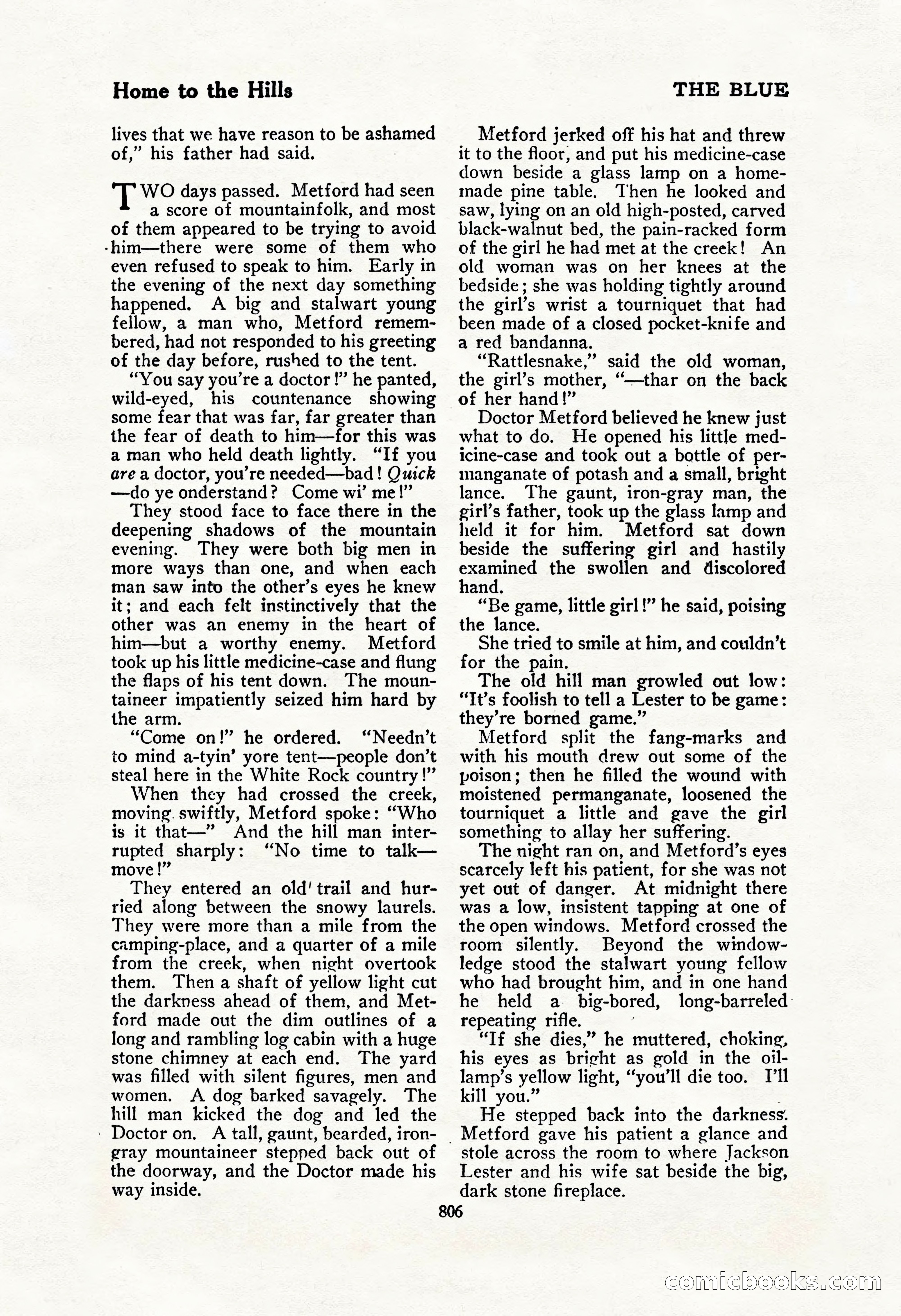 The Blue Book Magazine, February 1917 — page 92 of 264