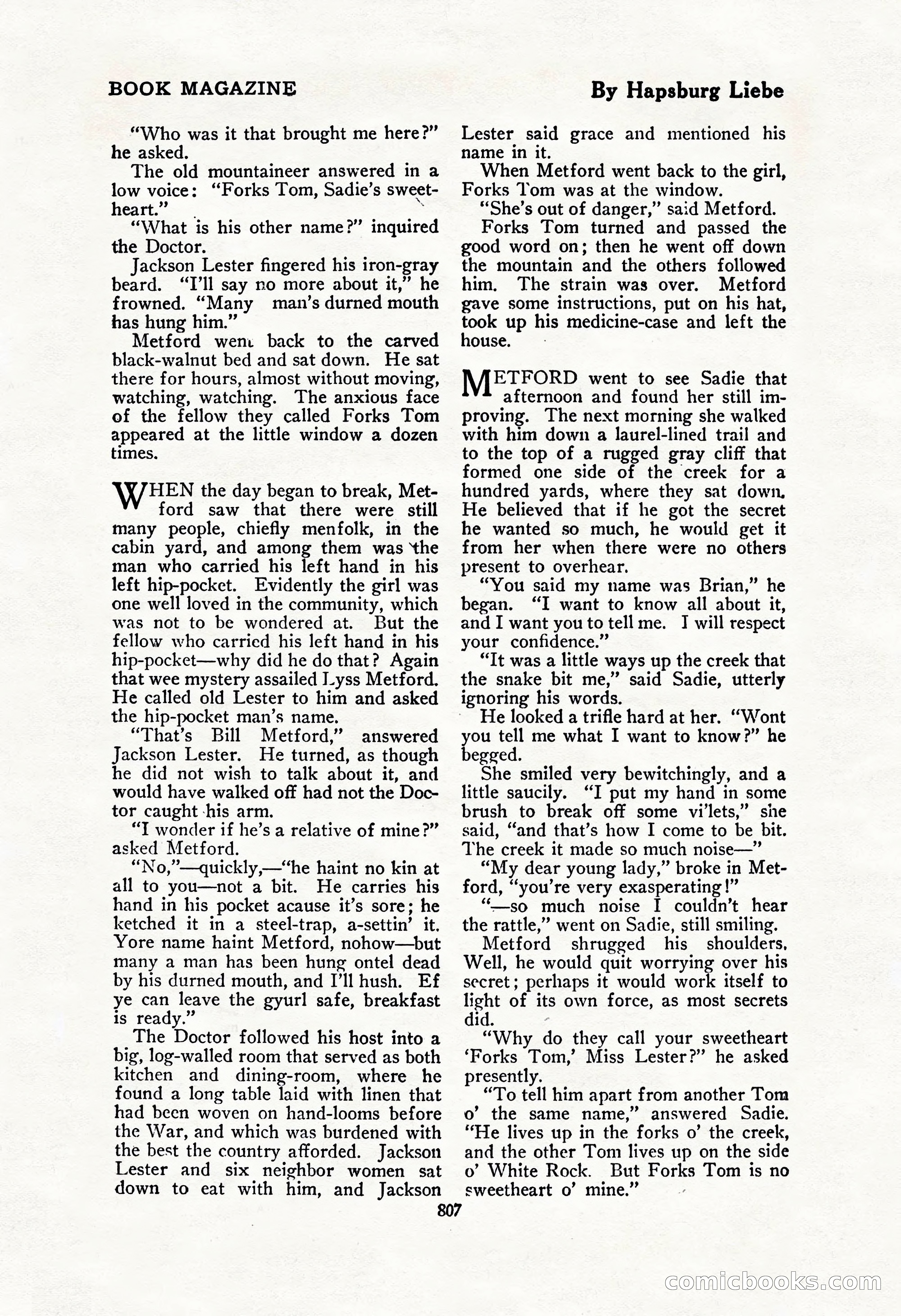 The Blue Book Magazine, February 1917 — page 93 of 264