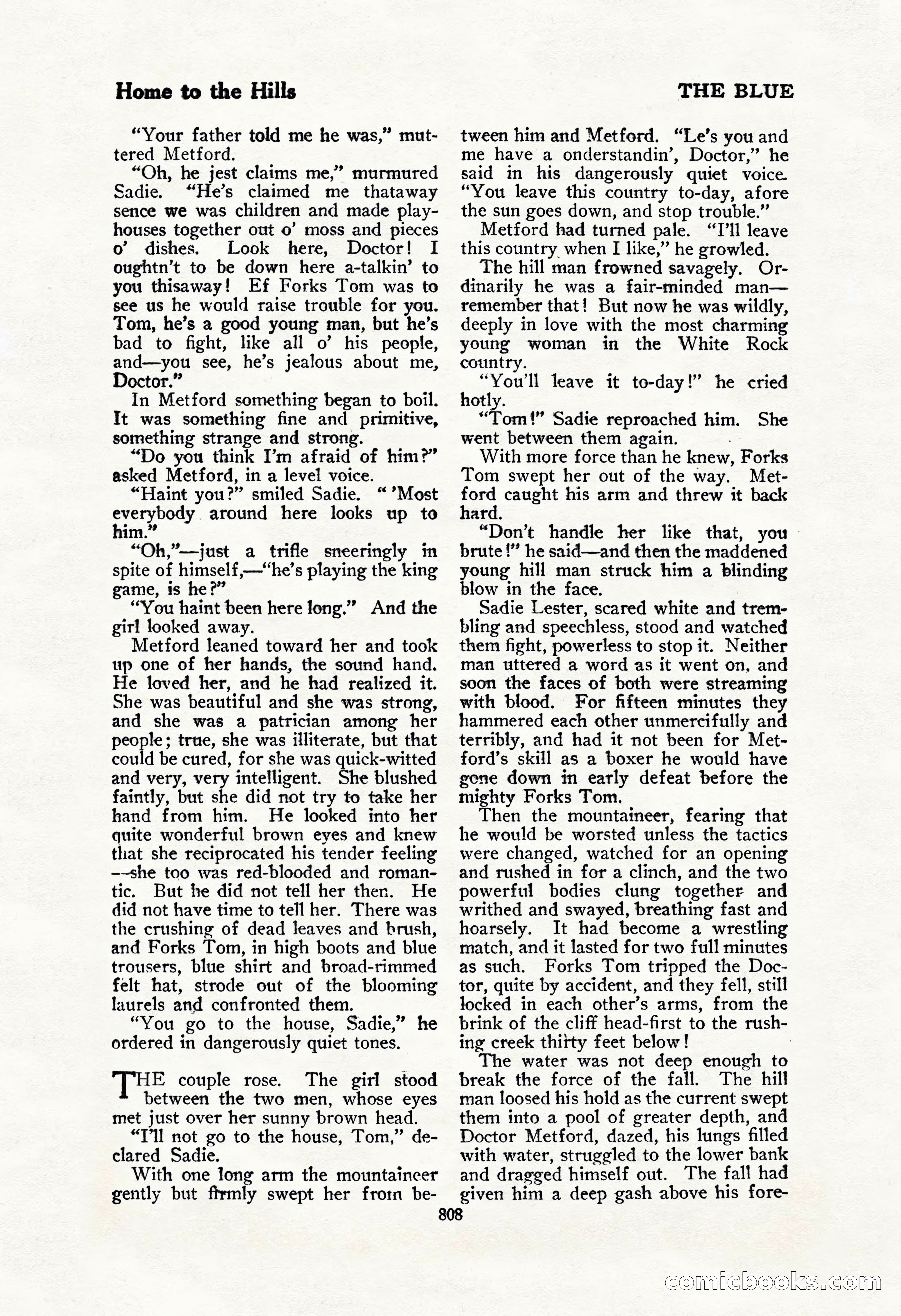 The Blue Book Magazine, February 1917 — page 94 of 264