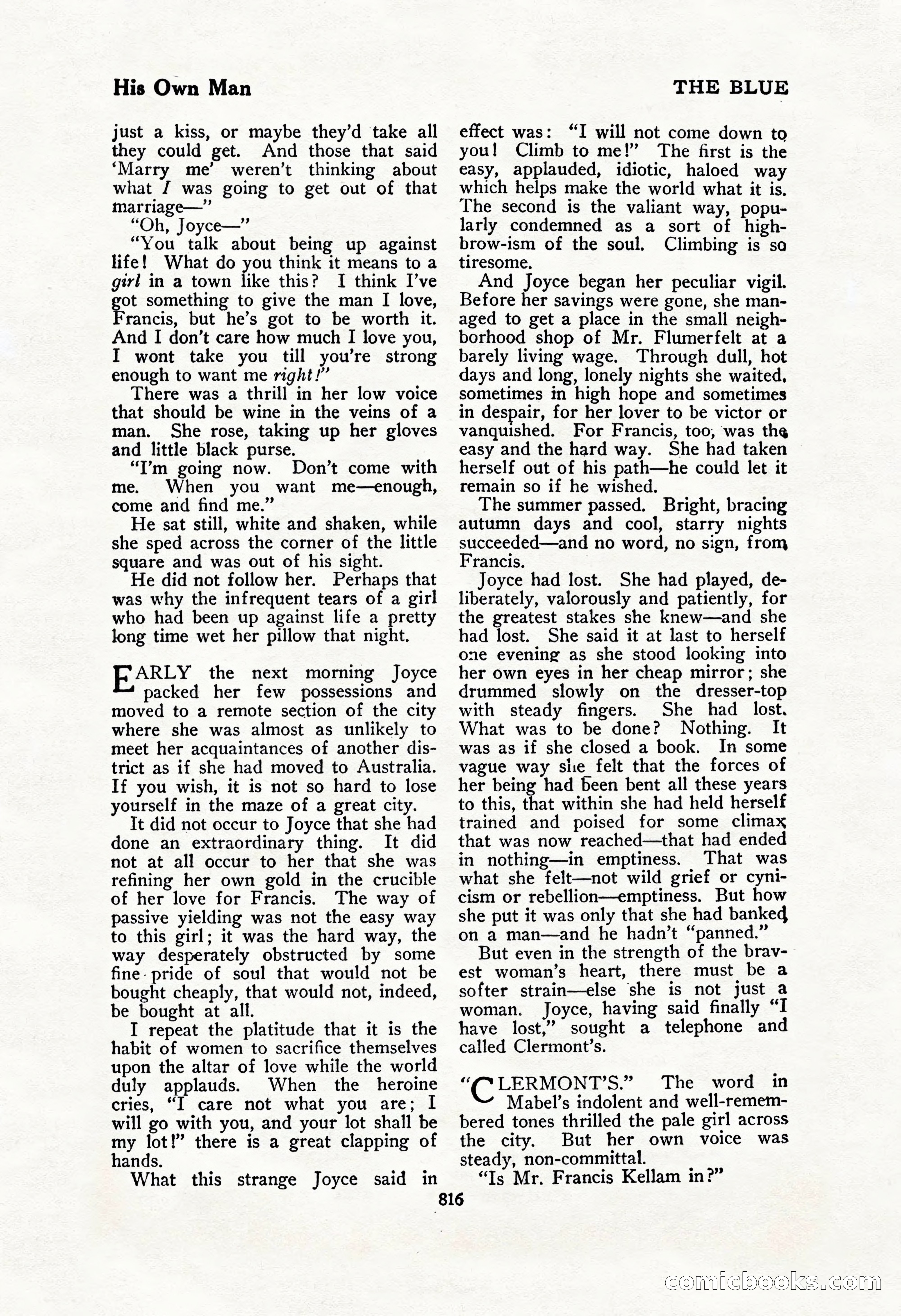 The Blue Book Magazine, February 1917 — page 102 of 264
