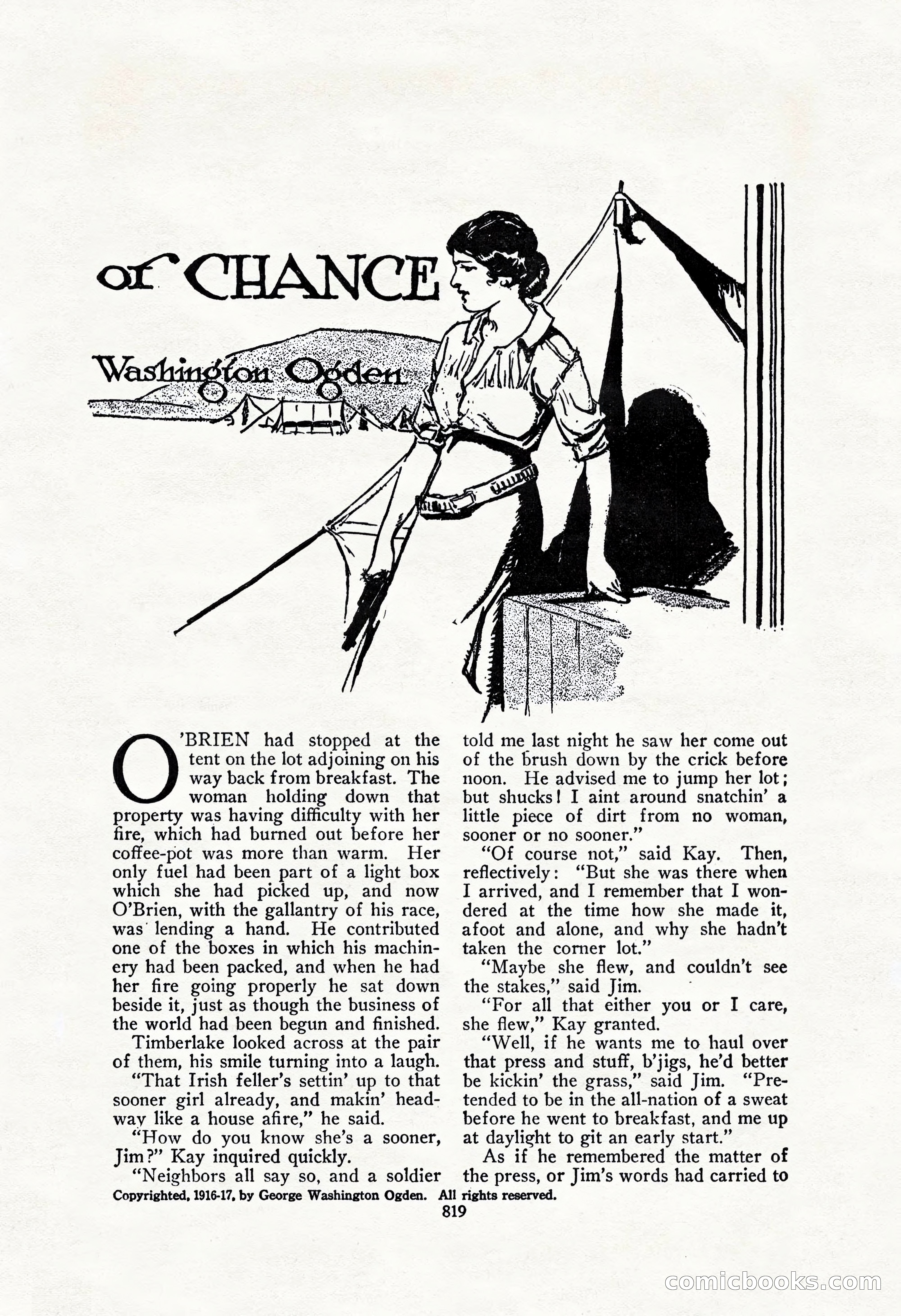 The Blue Book Magazine, February 1917 — page 105 of 264