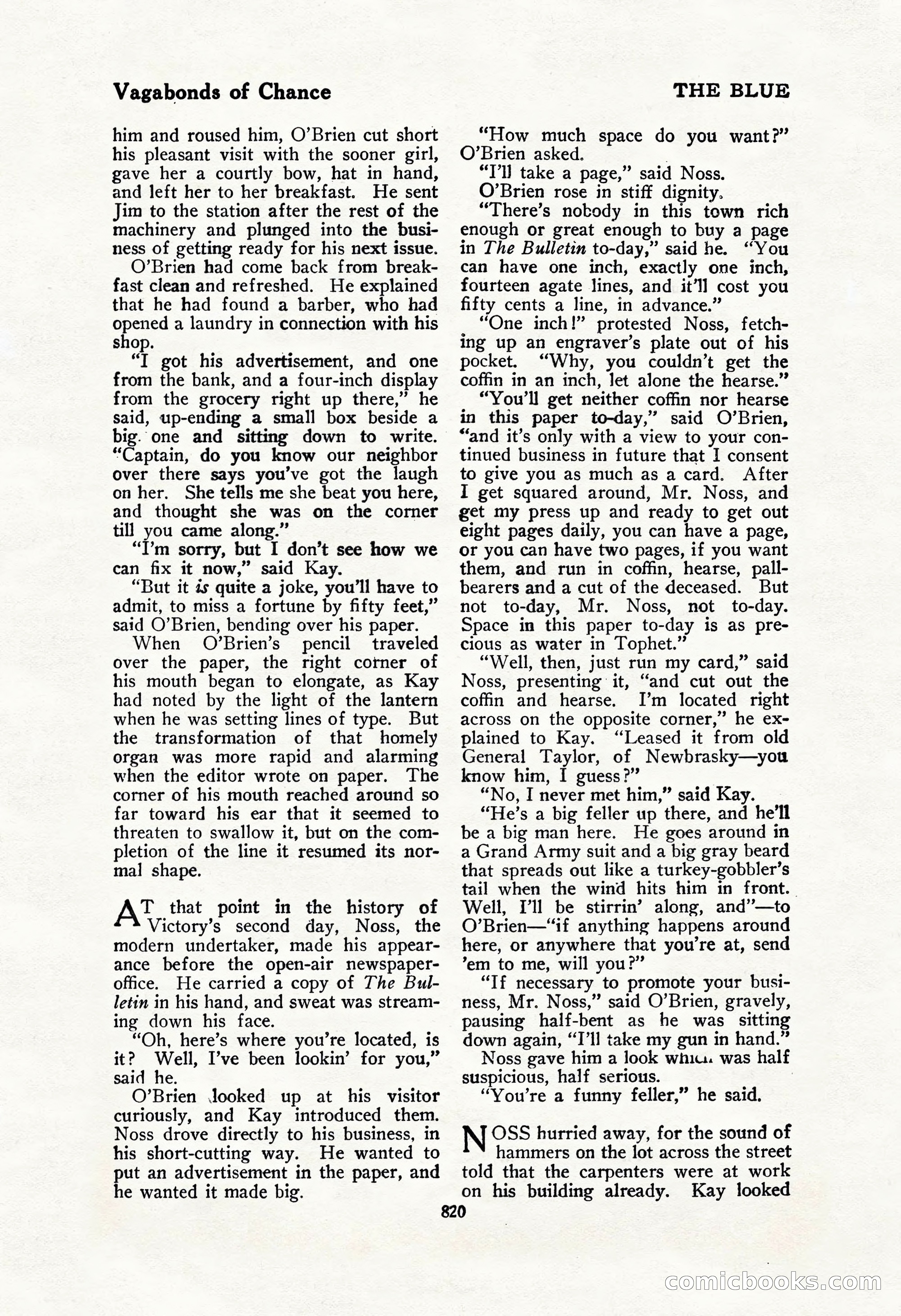 The Blue Book Magazine, February 1917 — page 106 of 264