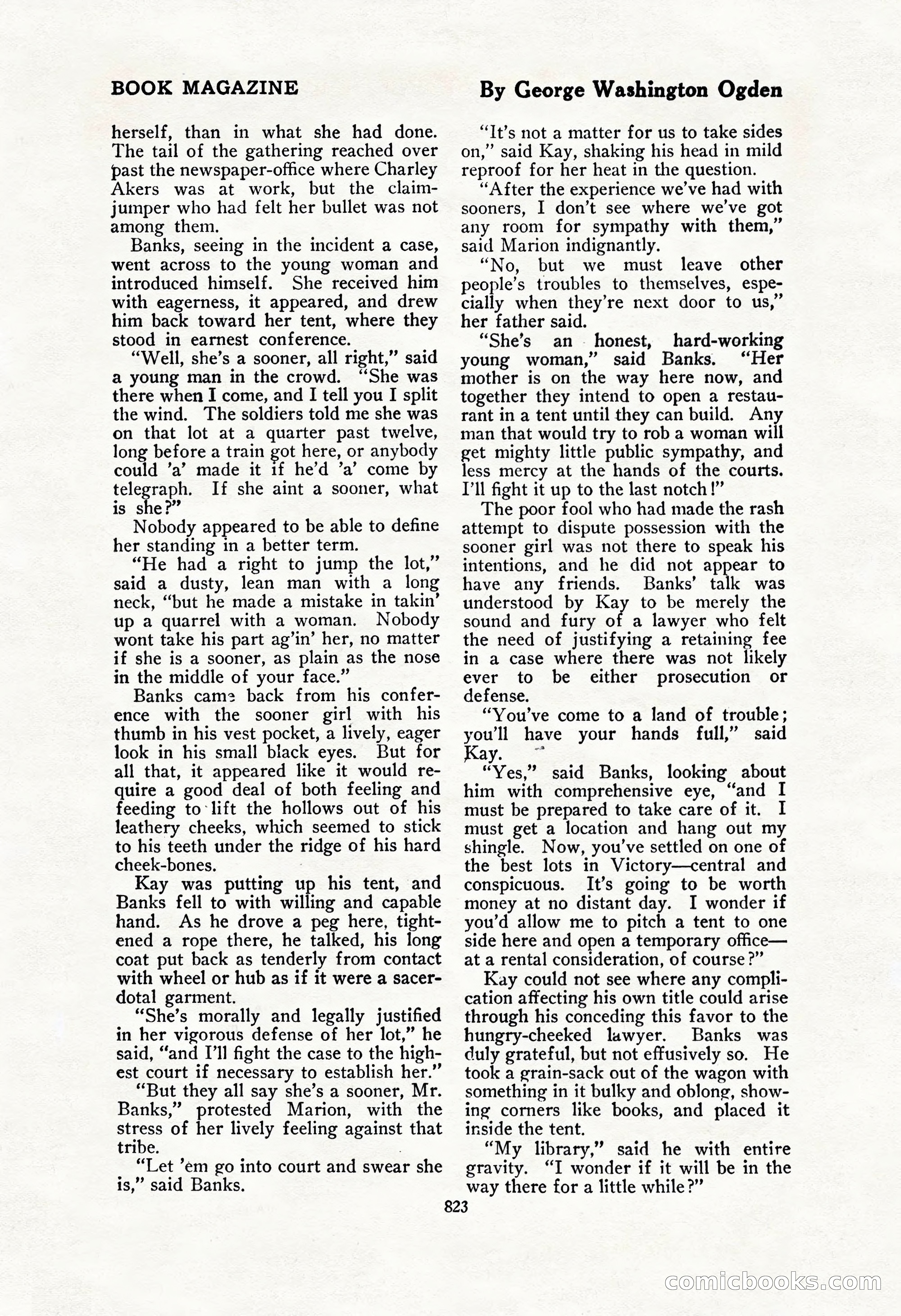 The Blue Book Magazine, February 1917 — page 109 of 264