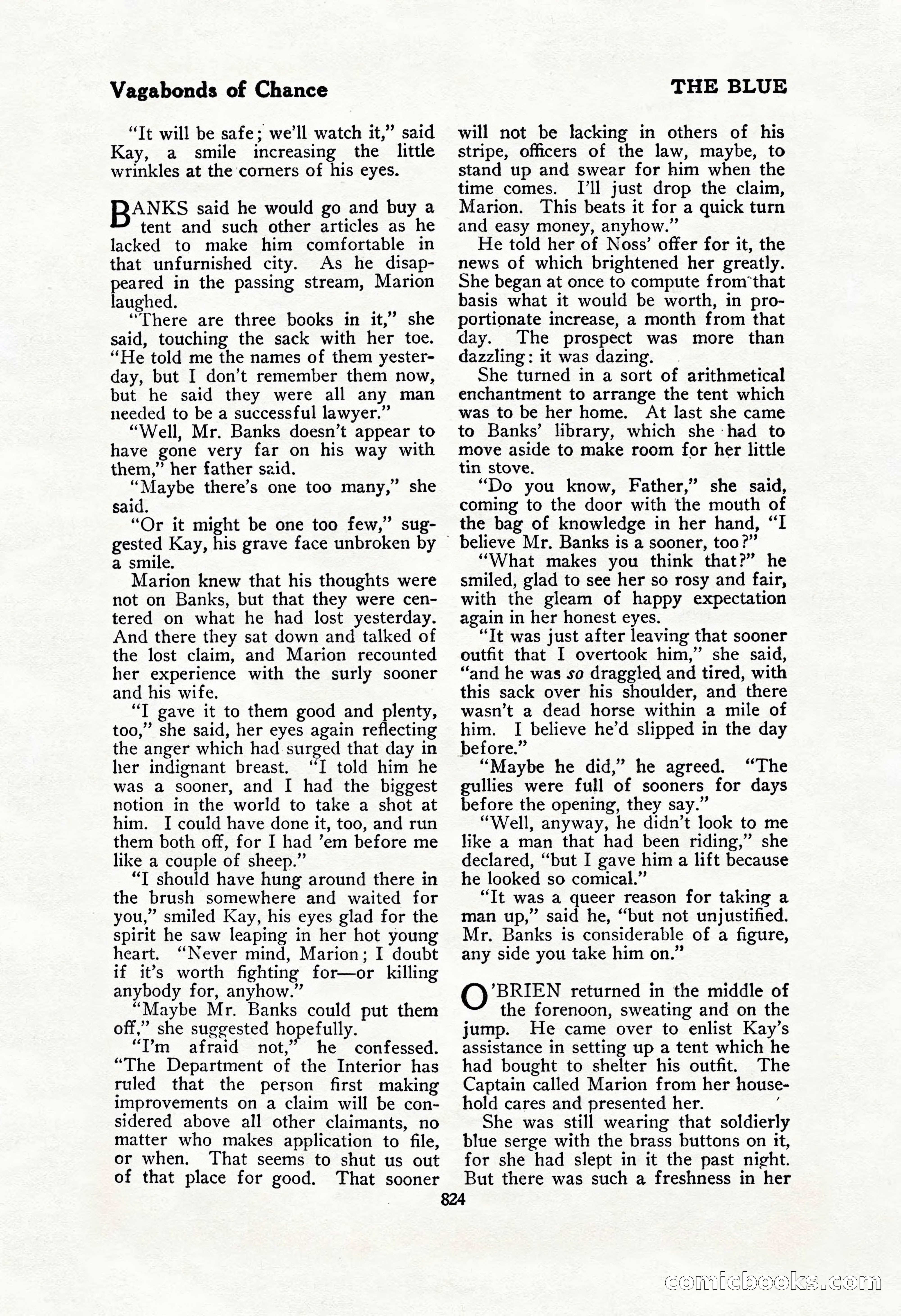 The Blue Book Magazine, February 1917 — page 110 of 264