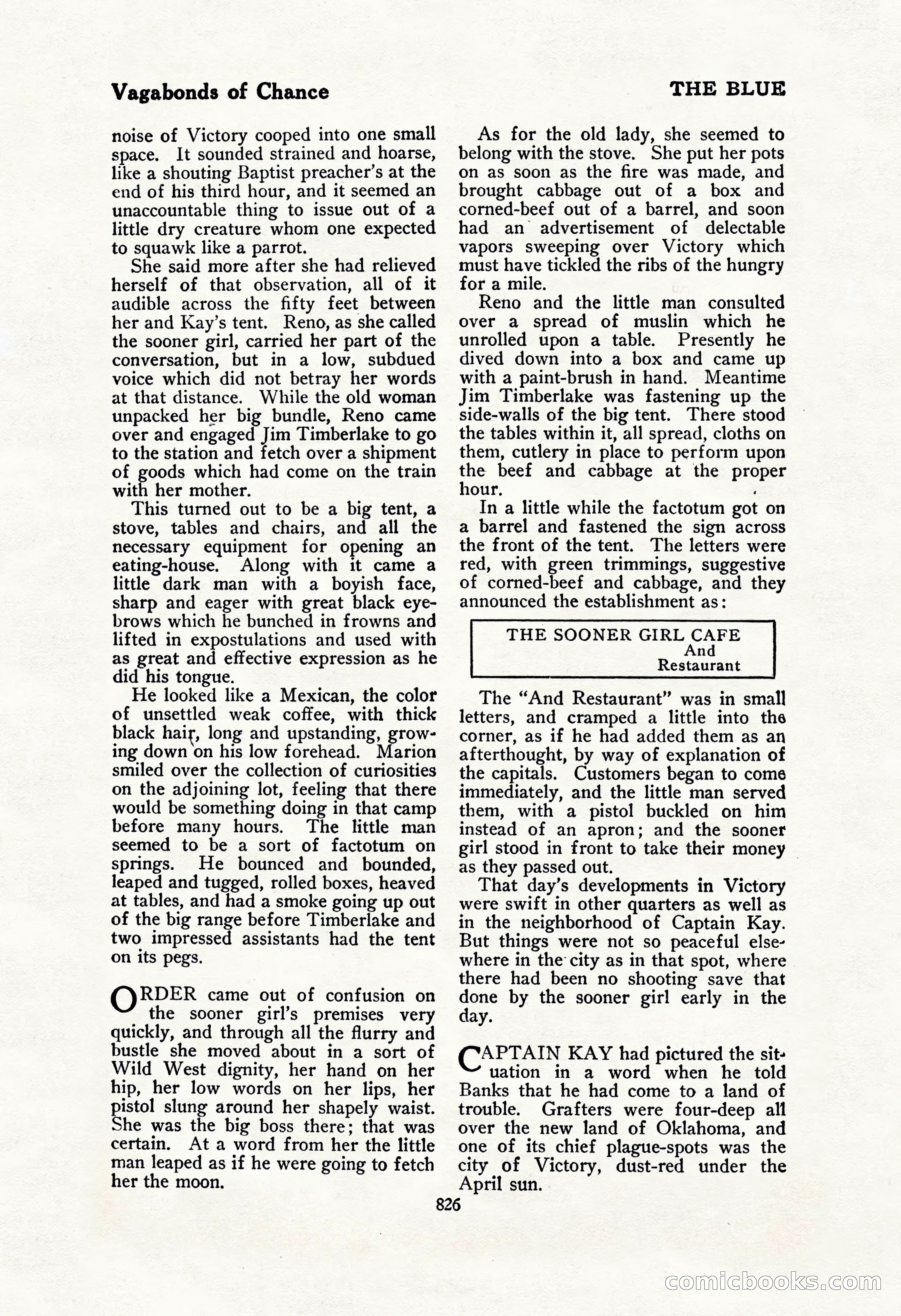 The Blue Book Magazine, February 1917 — page 112 of 264