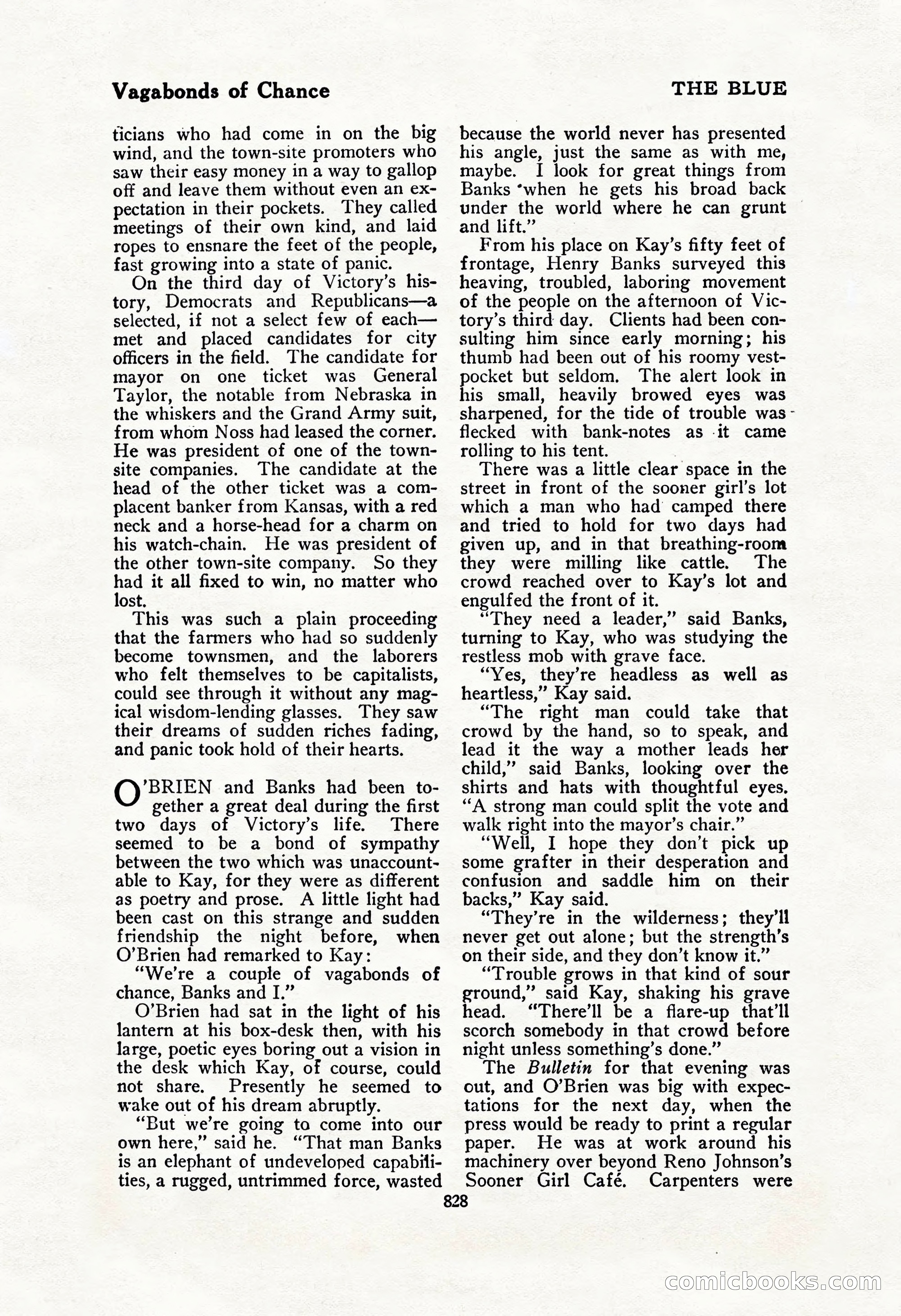 The Blue Book Magazine, February 1917 — page 114 of 264