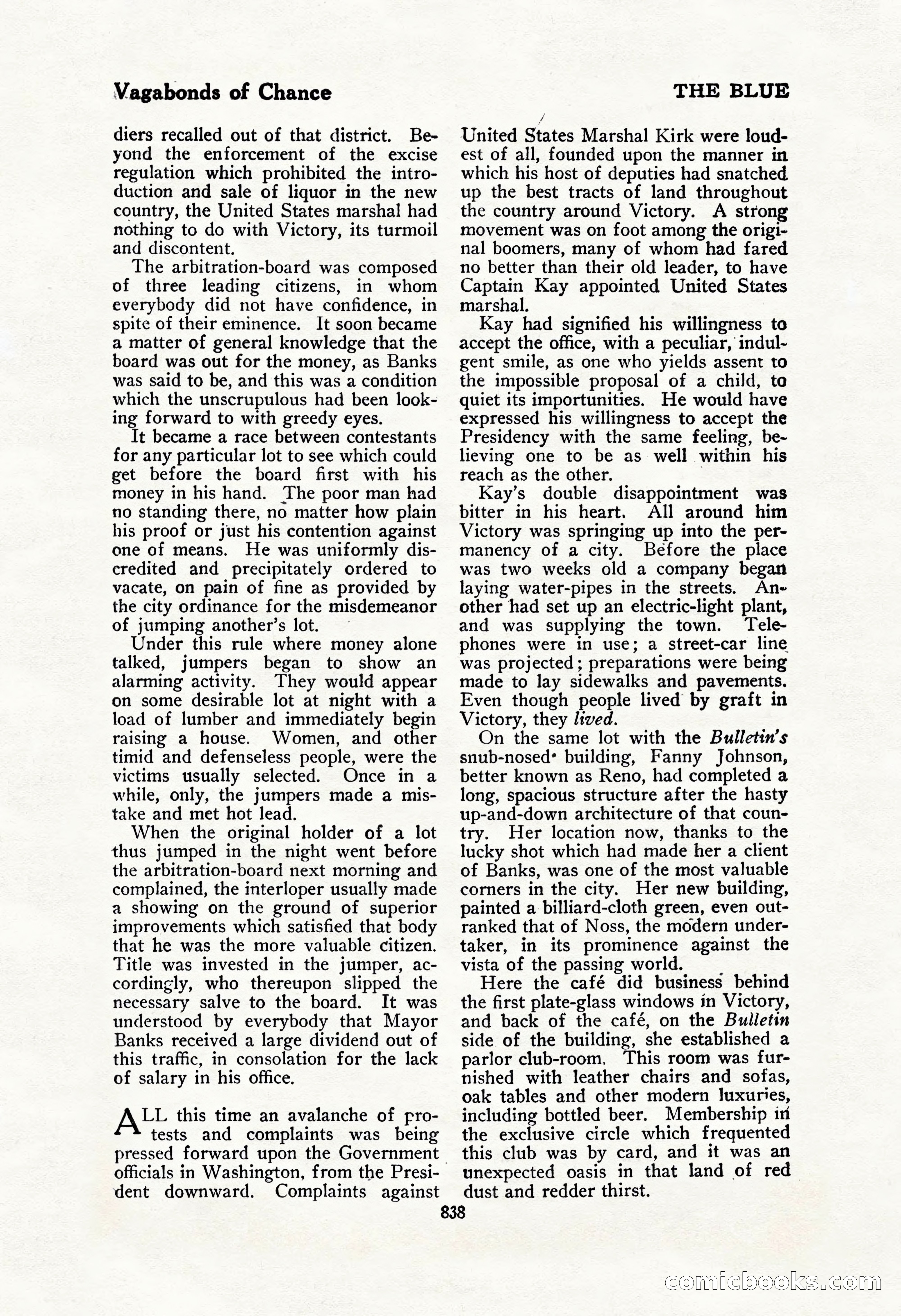 The Blue Book Magazine, February 1917 — page 124 of 264