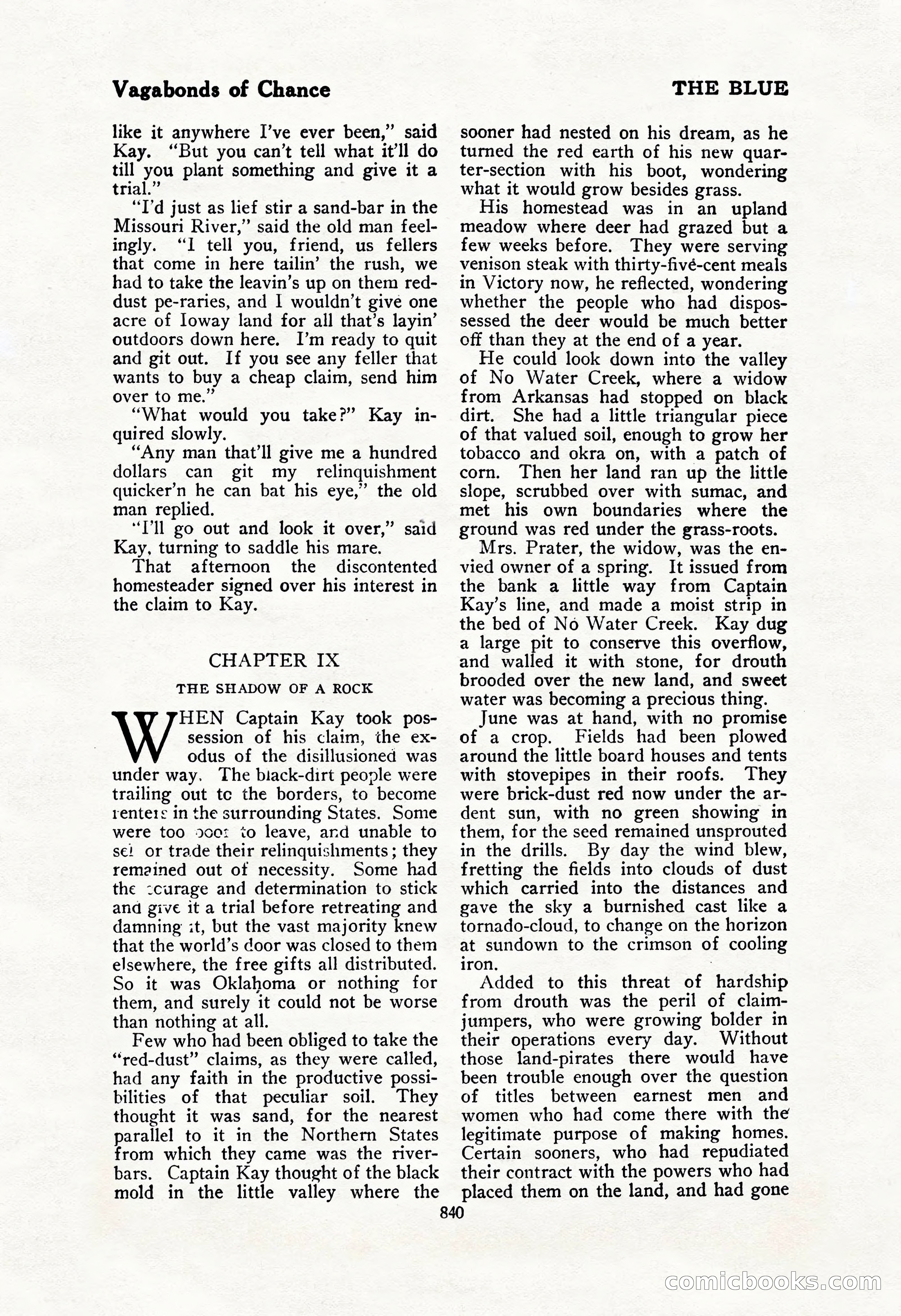 The Blue Book Magazine, February 1917 — page 126 of 264