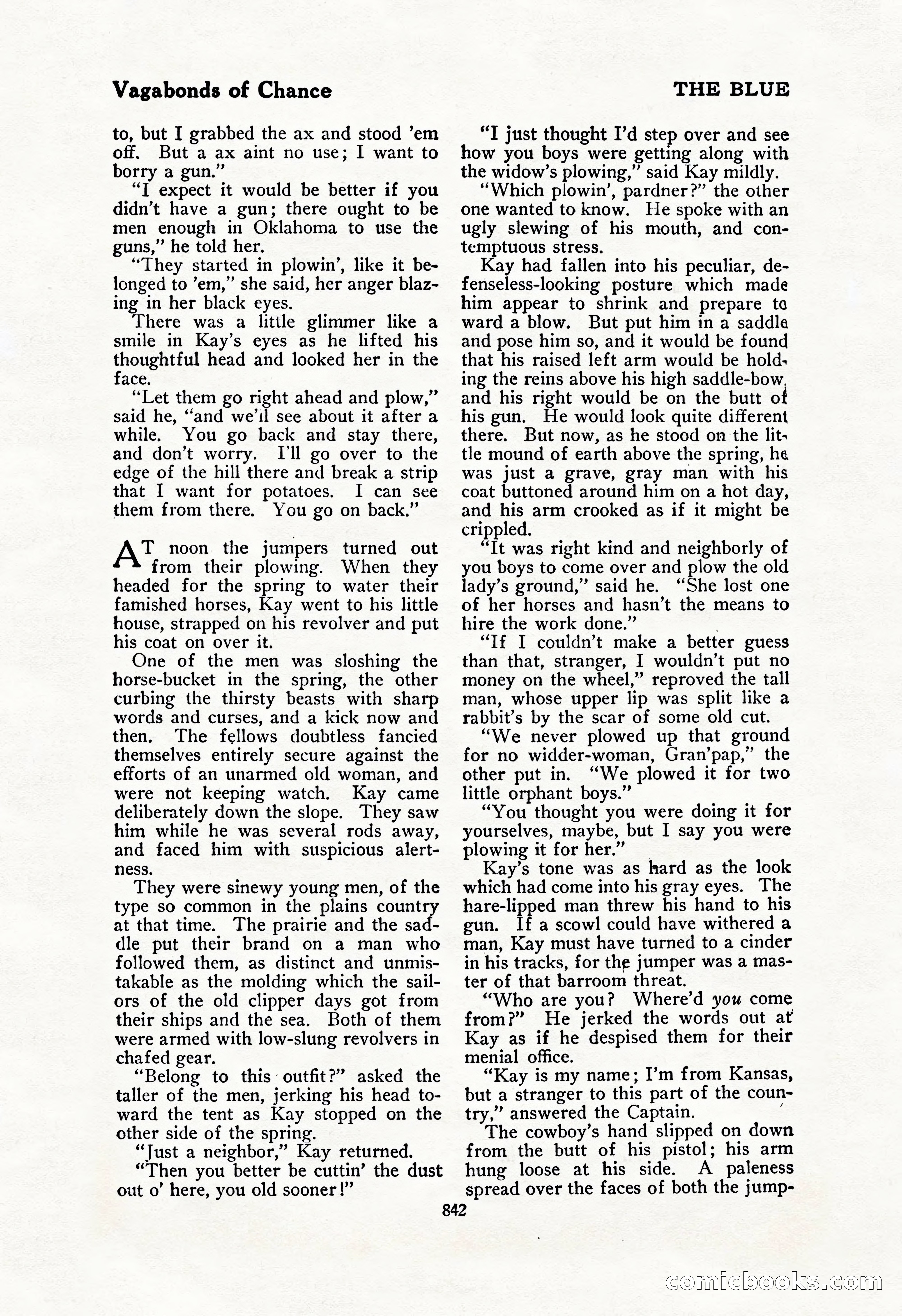The Blue Book Magazine, February 1917 — page 128 of 264