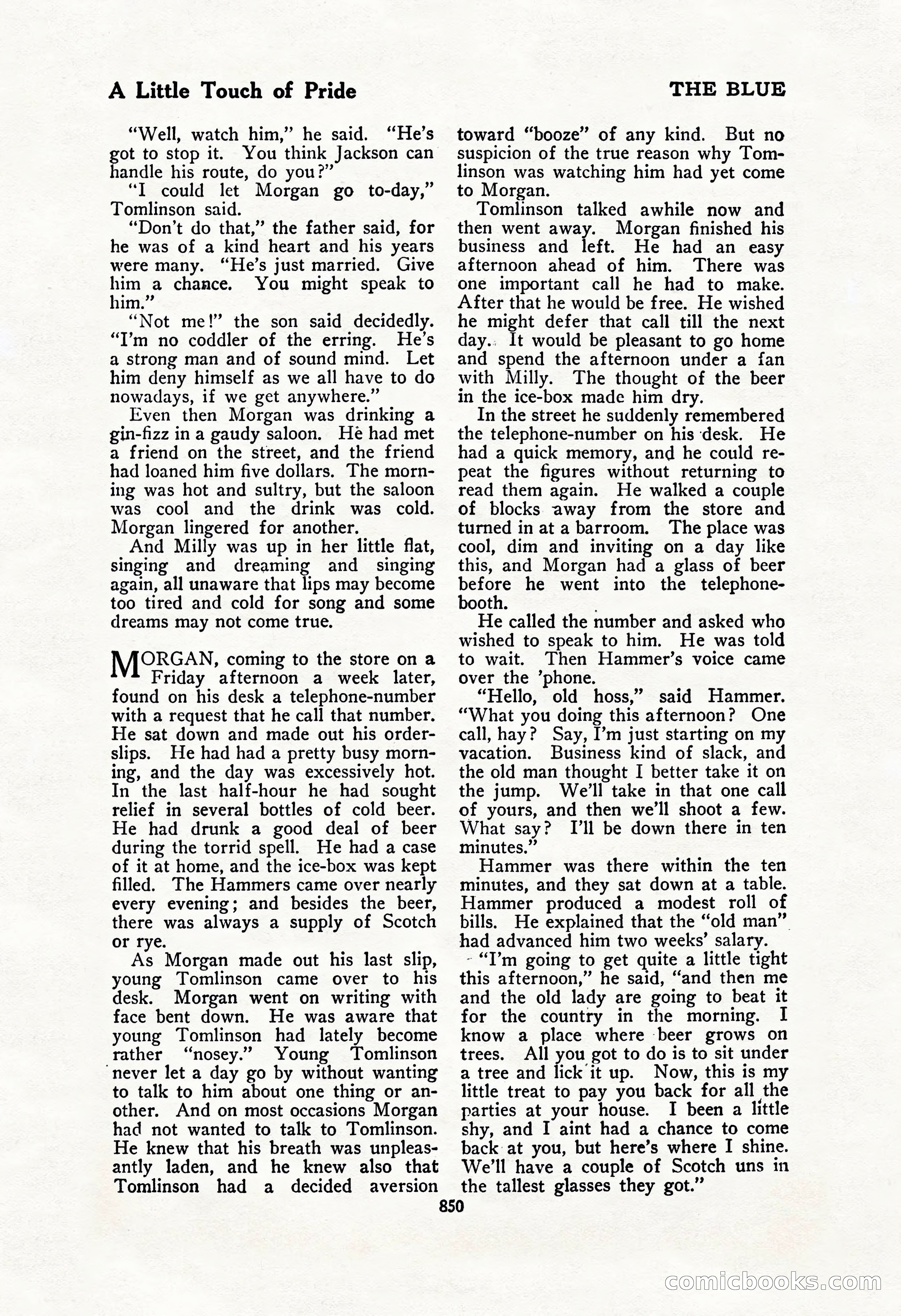 The Blue Book Magazine, February 1917 — page 136 of 264
