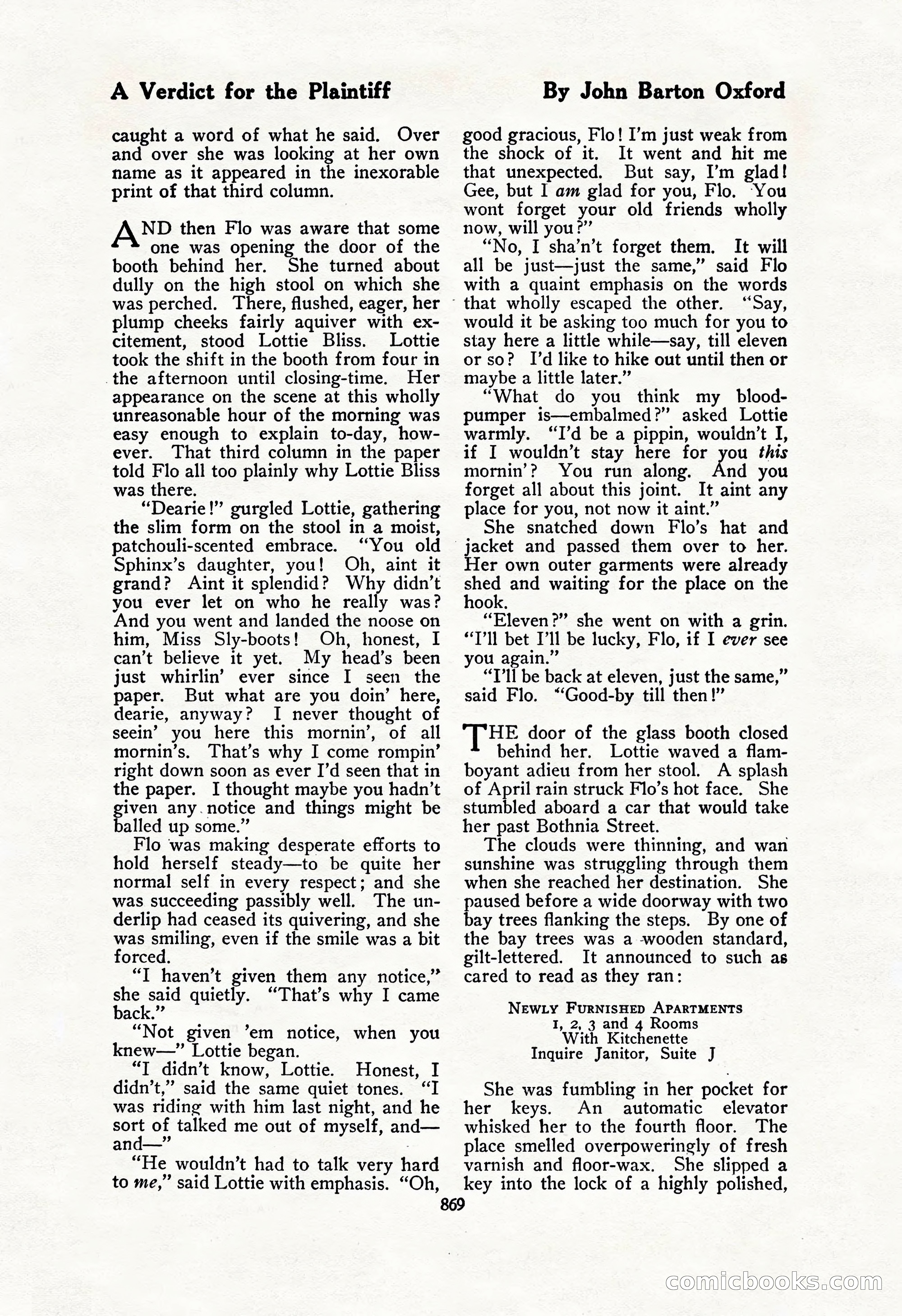 The Blue Book Magazine, February 1917 — page 155 of 264