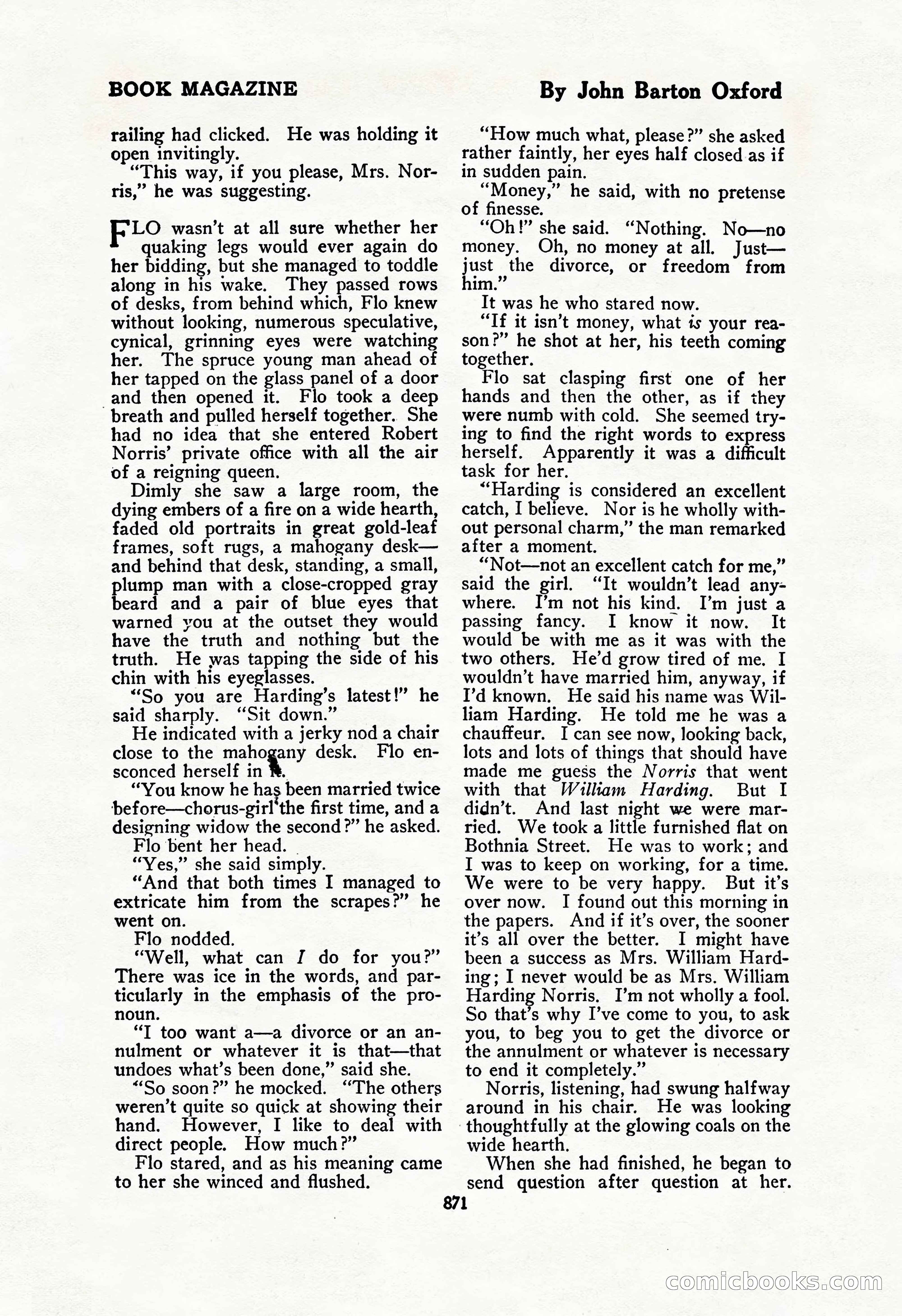 The Blue Book Magazine, February 1917 — page 157 of 264