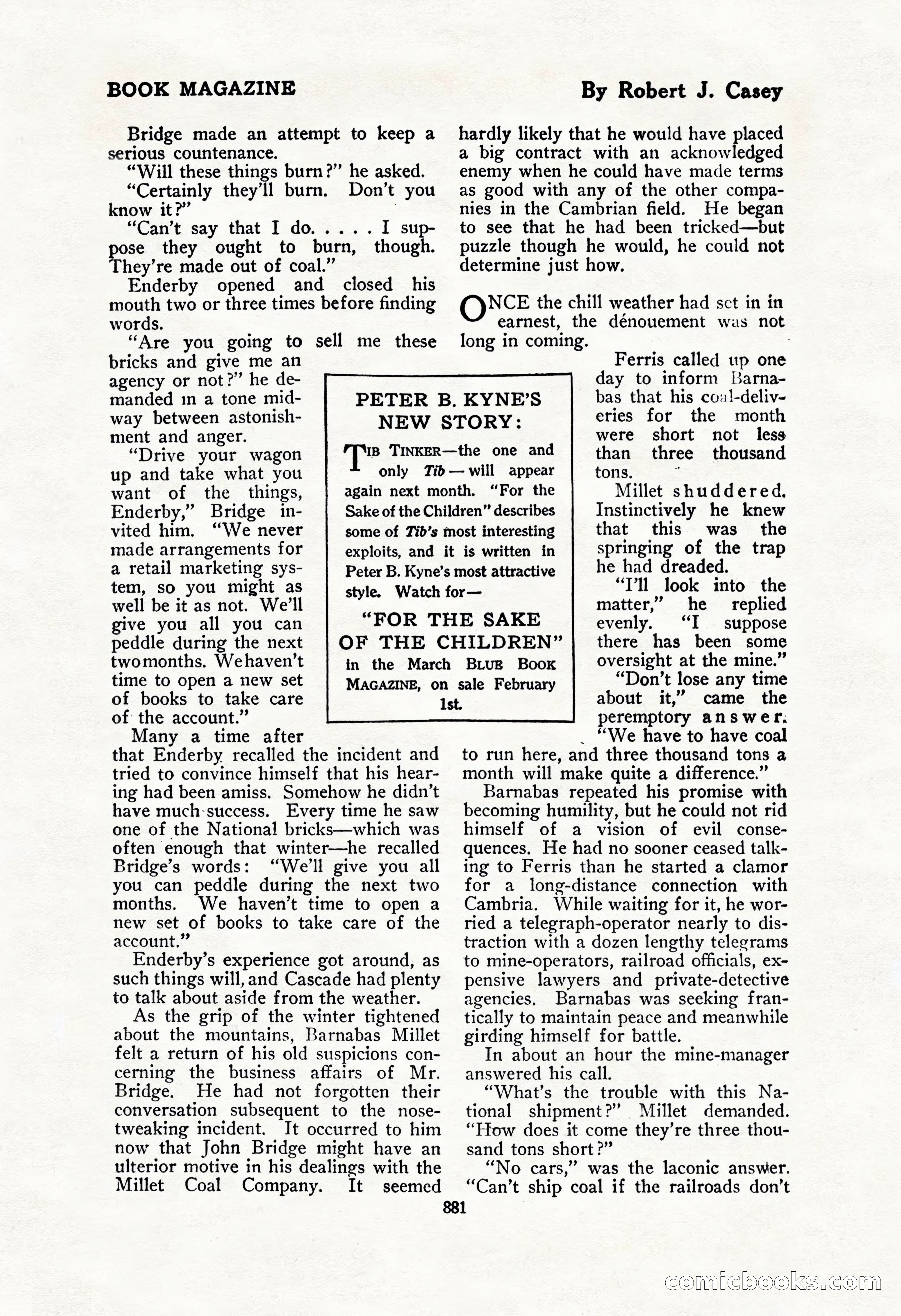 The Blue Book Magazine, February 1917 — page 167 of 264
