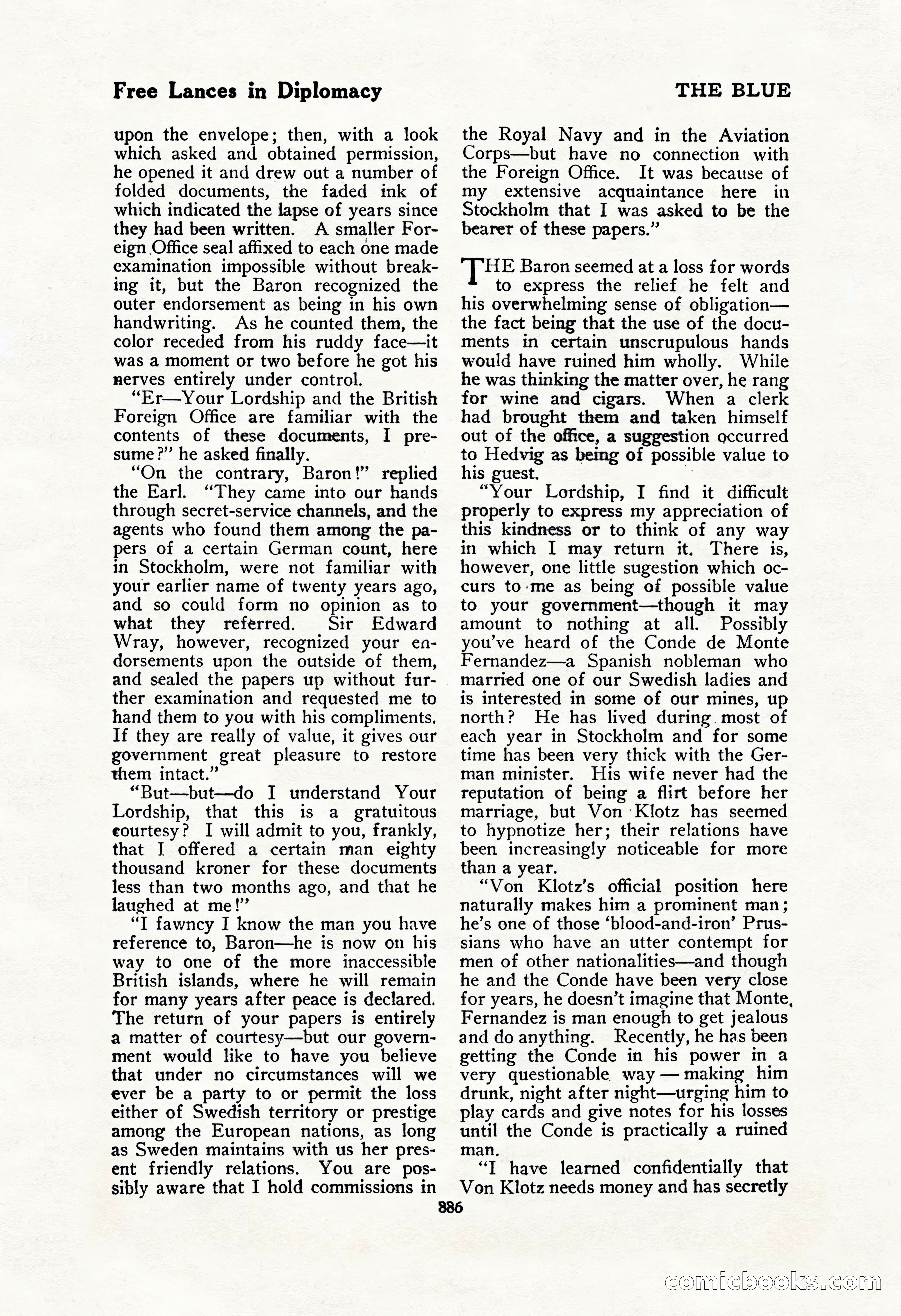 The Blue Book Magazine, February 1917 — page 172 of 264