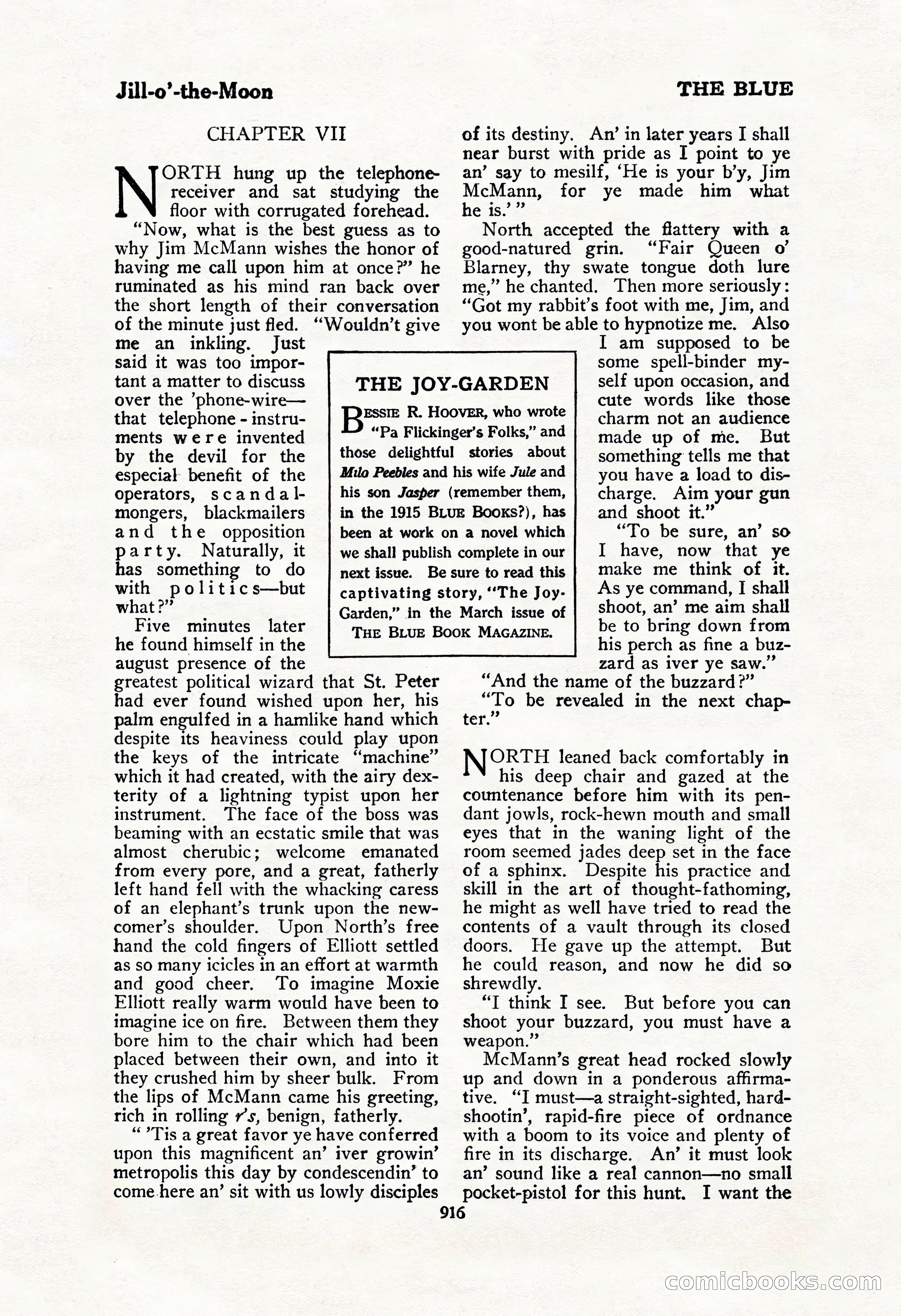 The Blue Book Magazine, February 1917 — page 202 of 264