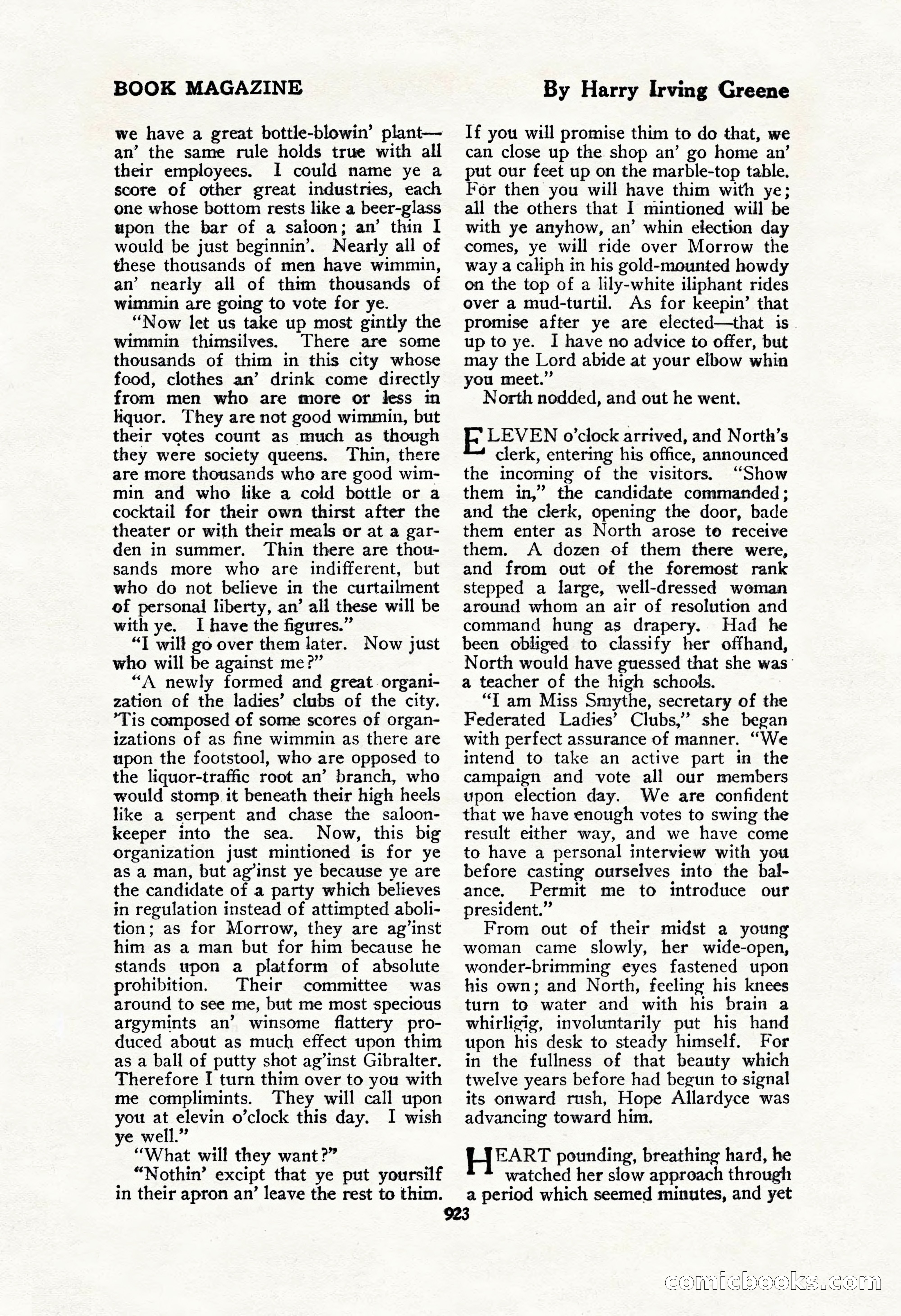 The Blue Book Magazine, February 1917 — page 209 of 264