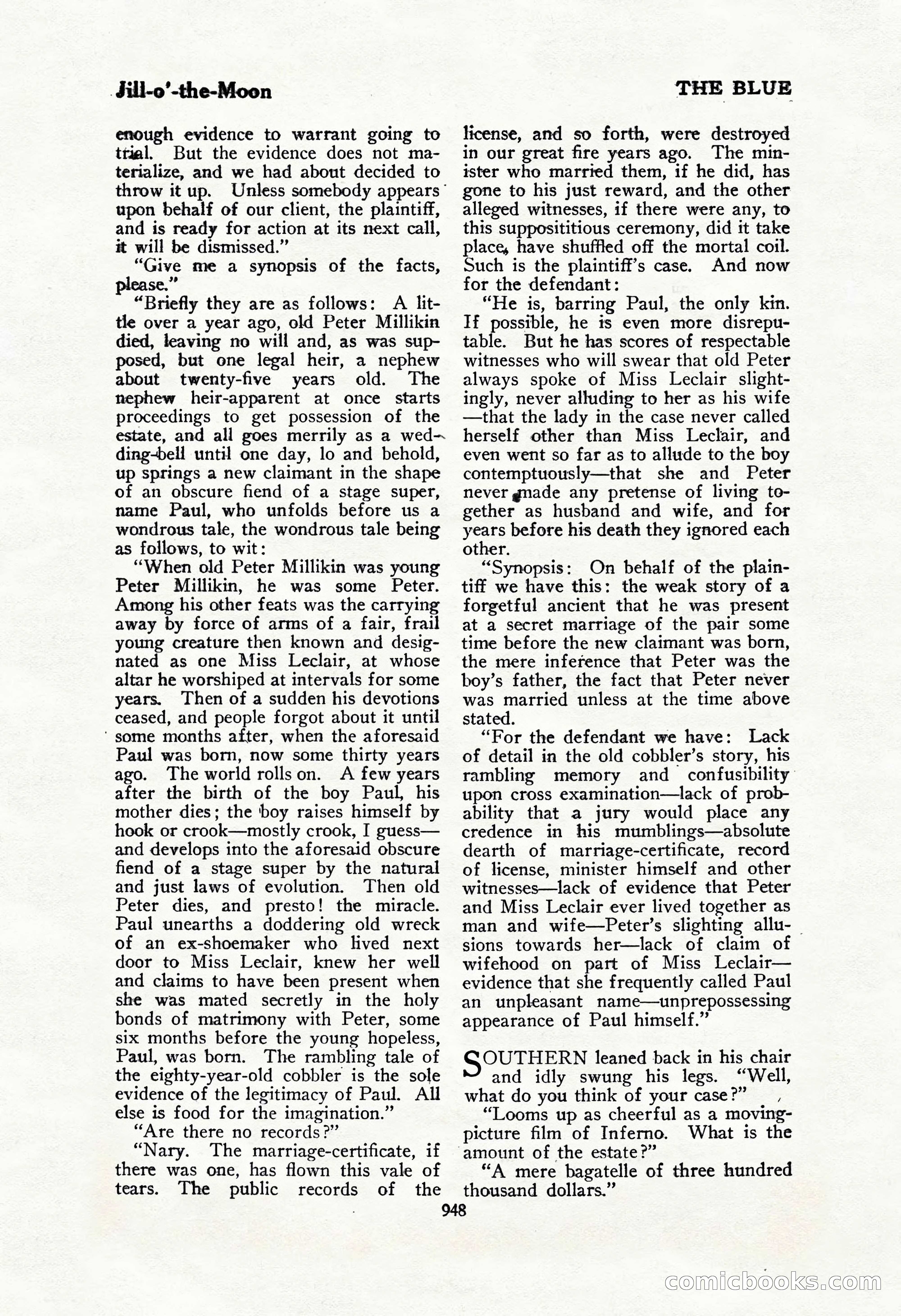 The Blue Book Magazine, February 1917 — page 234 of 264