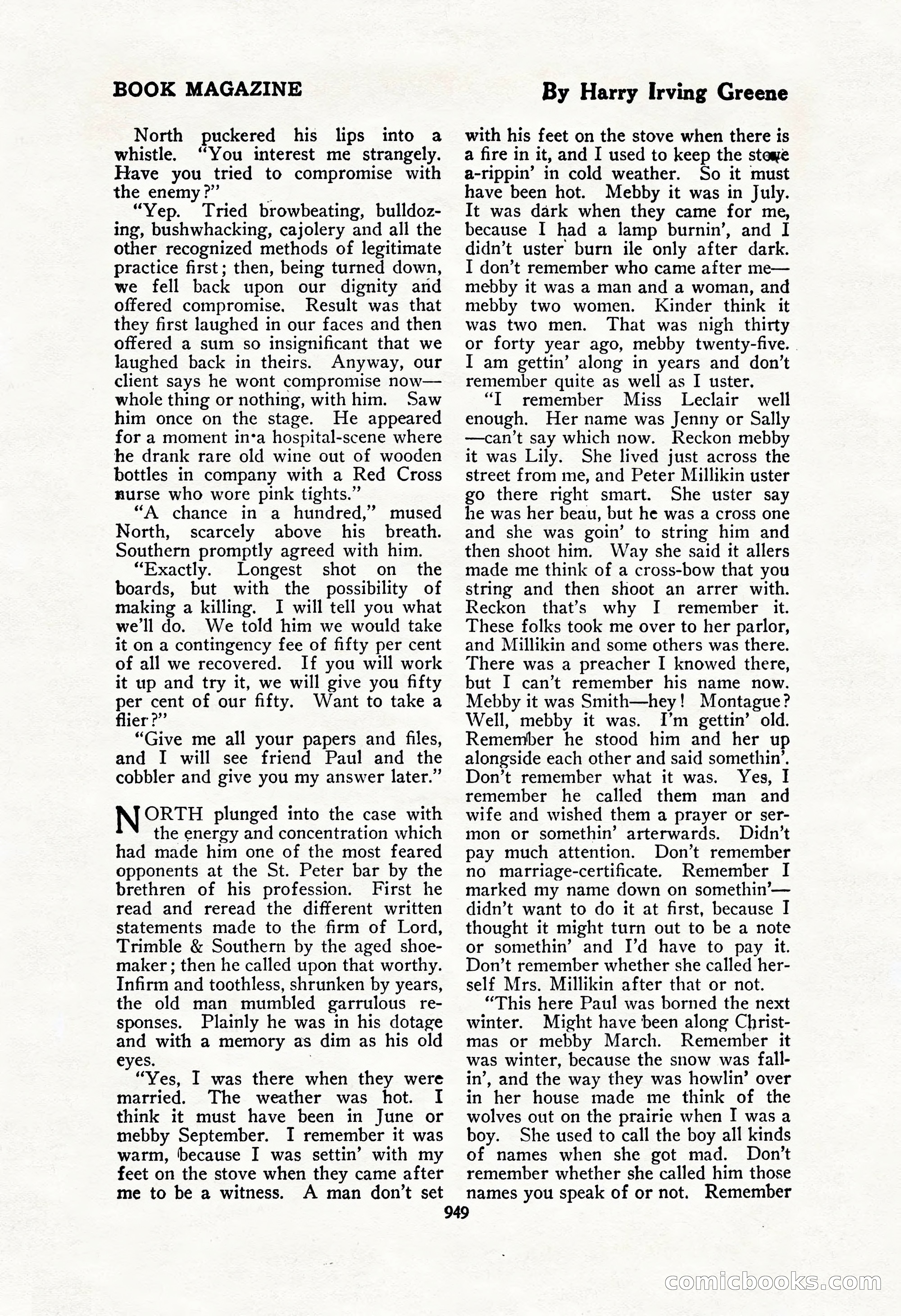 The Blue Book Magazine, February 1917 — page 235 of 264