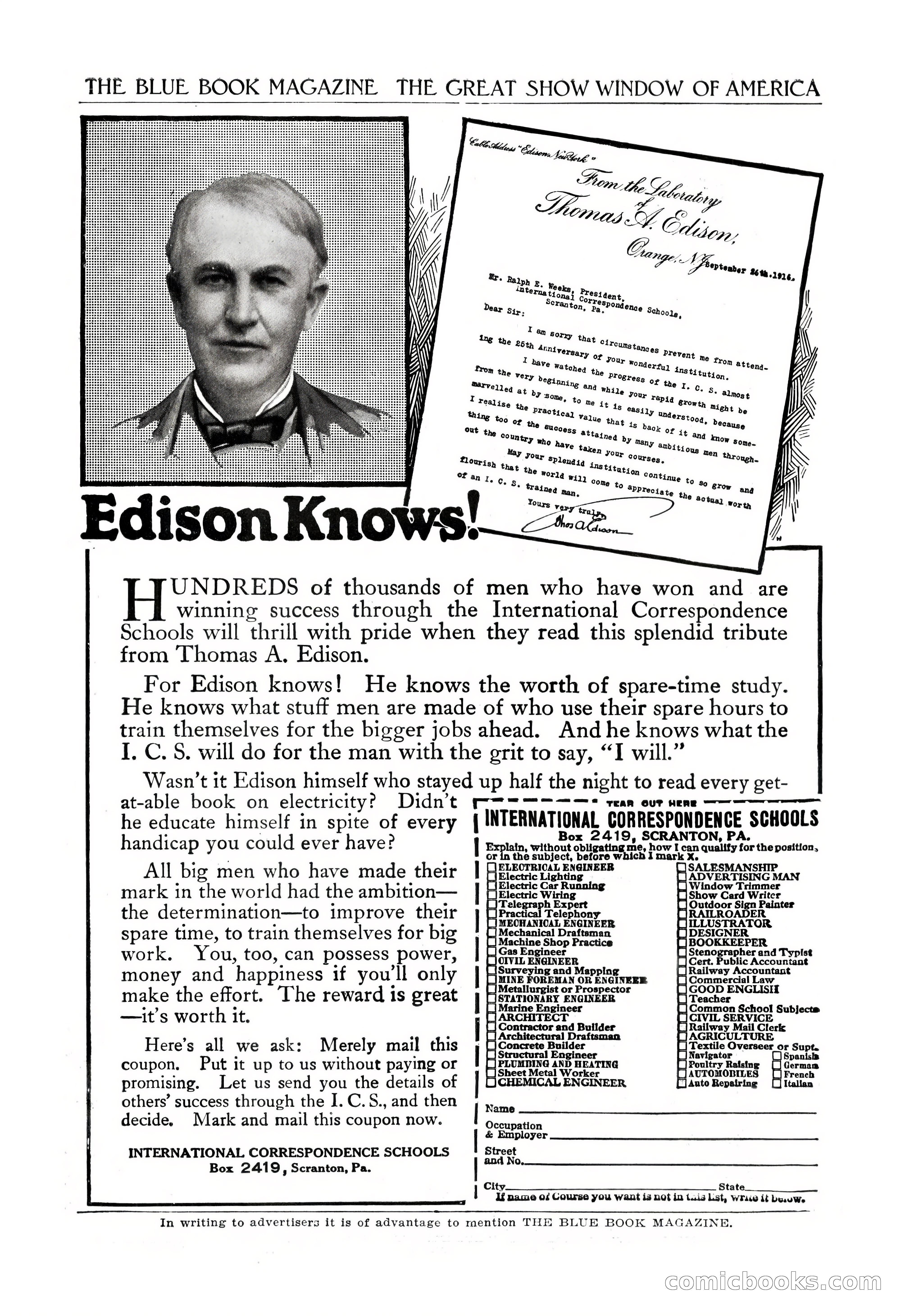 The Blue Book Magazine, February 1917 — page 249 of 264