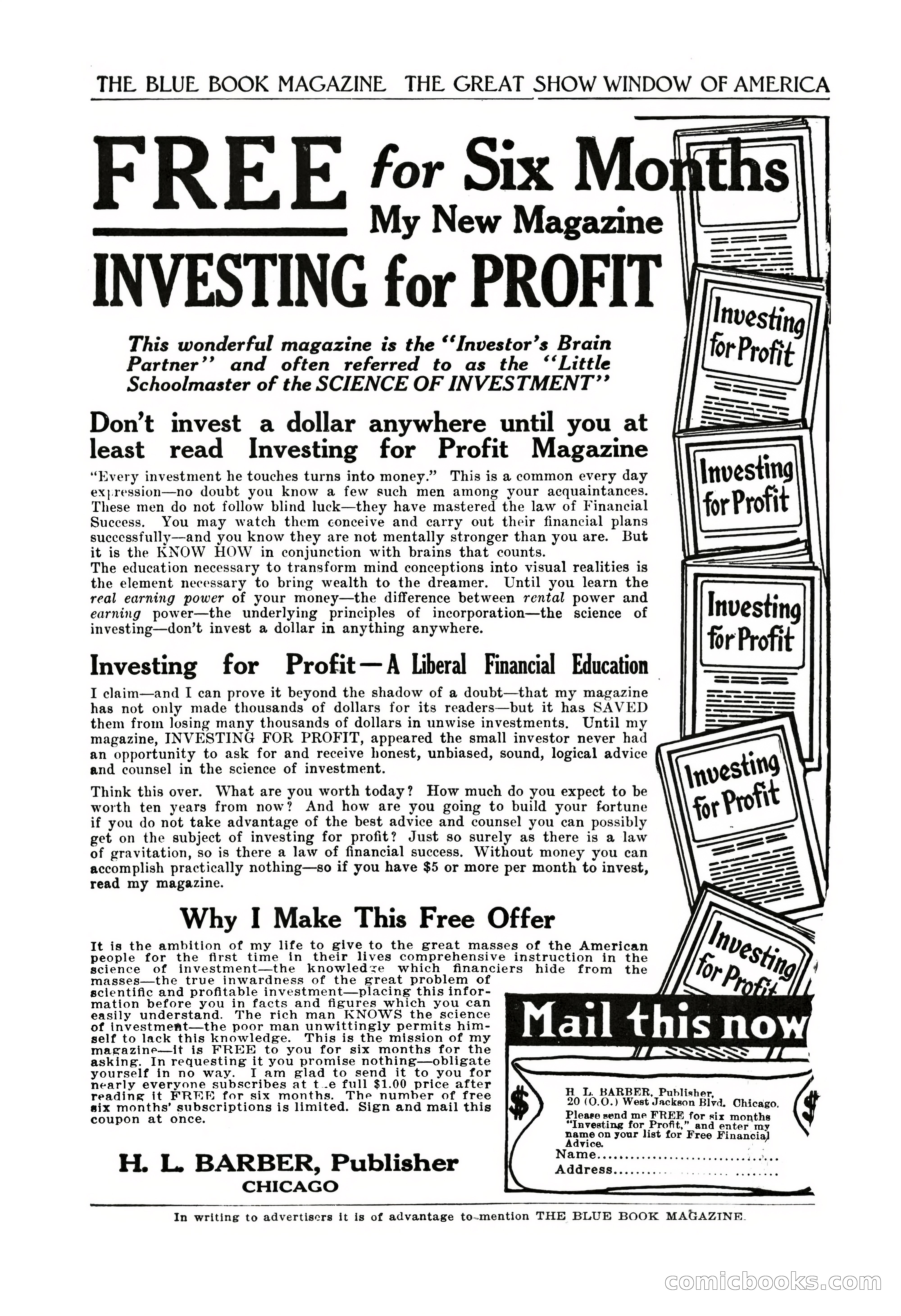 The Blue Book Magazine, February 1917 — page 262 of 264