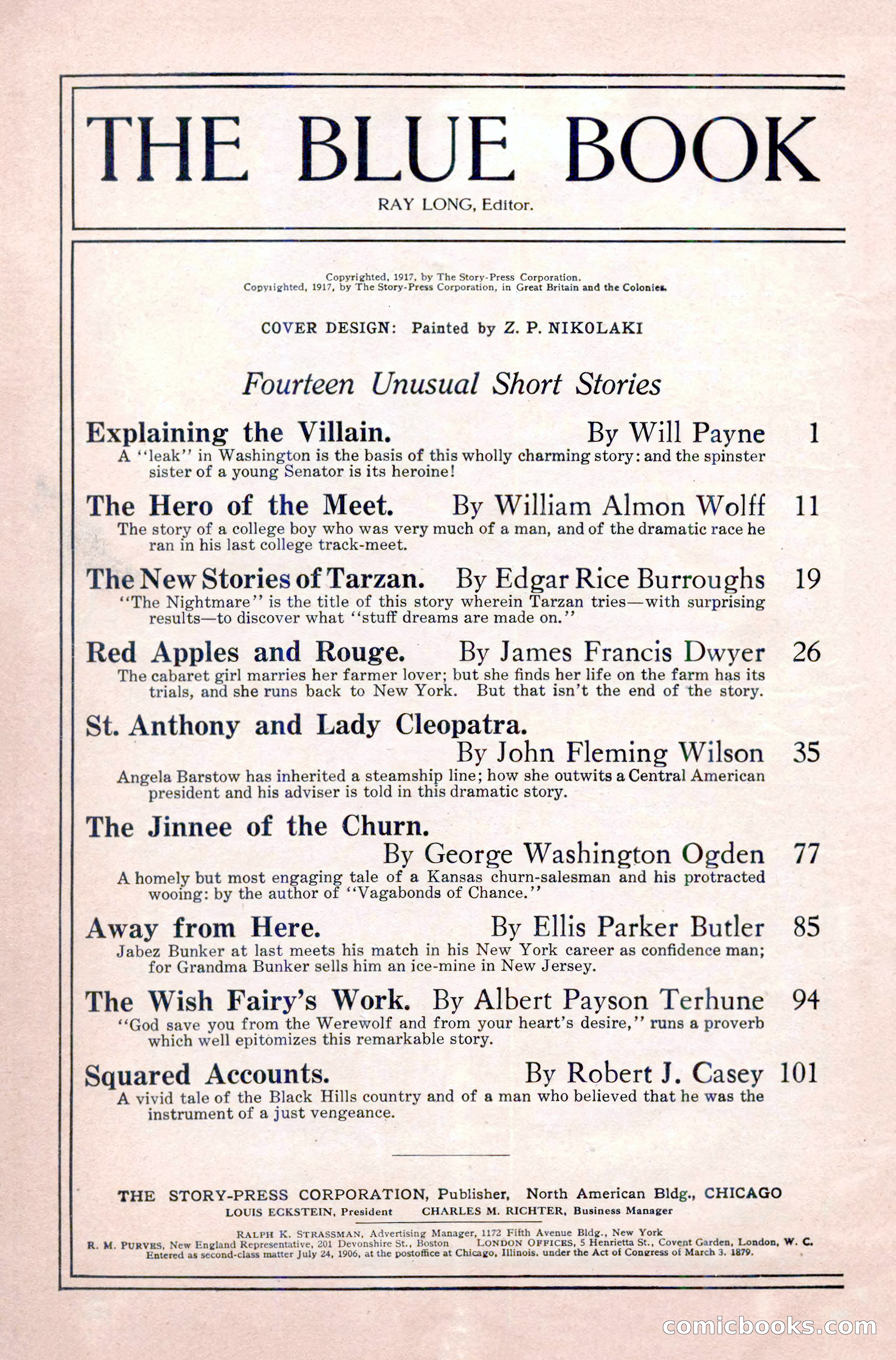 The Blue Book Magazine, May 1917 — page 4 of 220