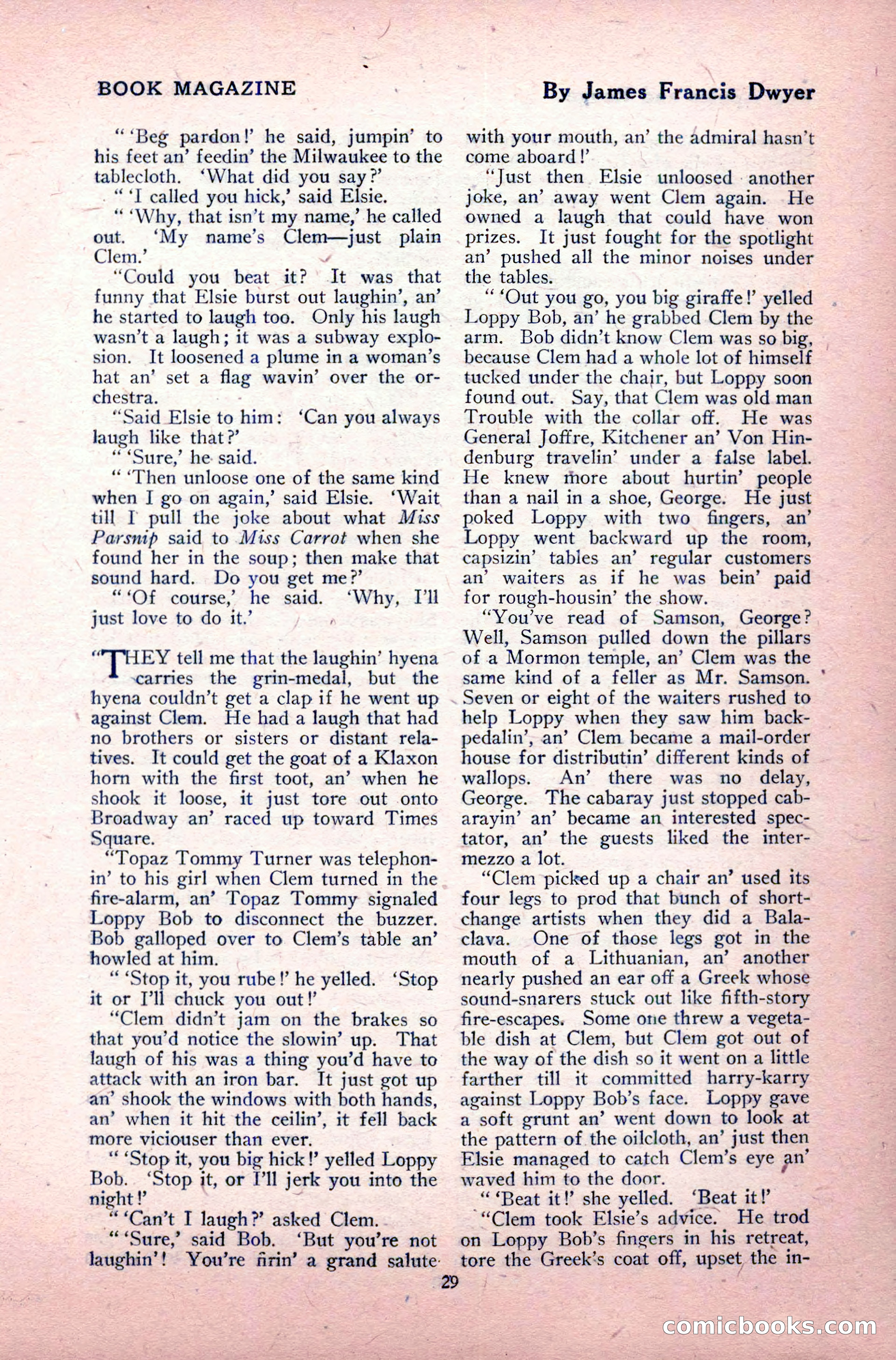 The Blue Book Magazine, May 1917 — page 35 of 220