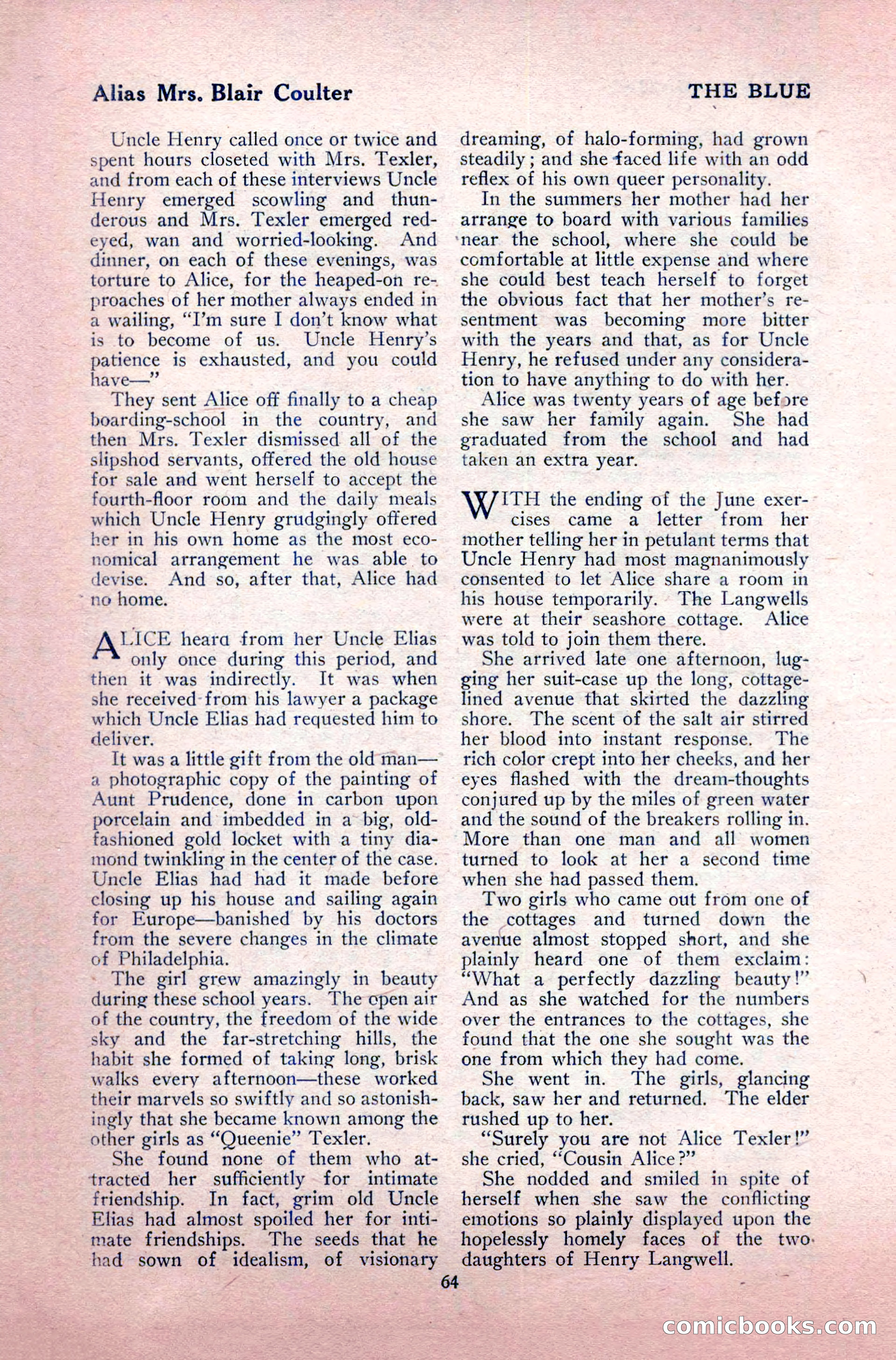 The Blue Book Magazine, May 1917 — page 70 of 220
