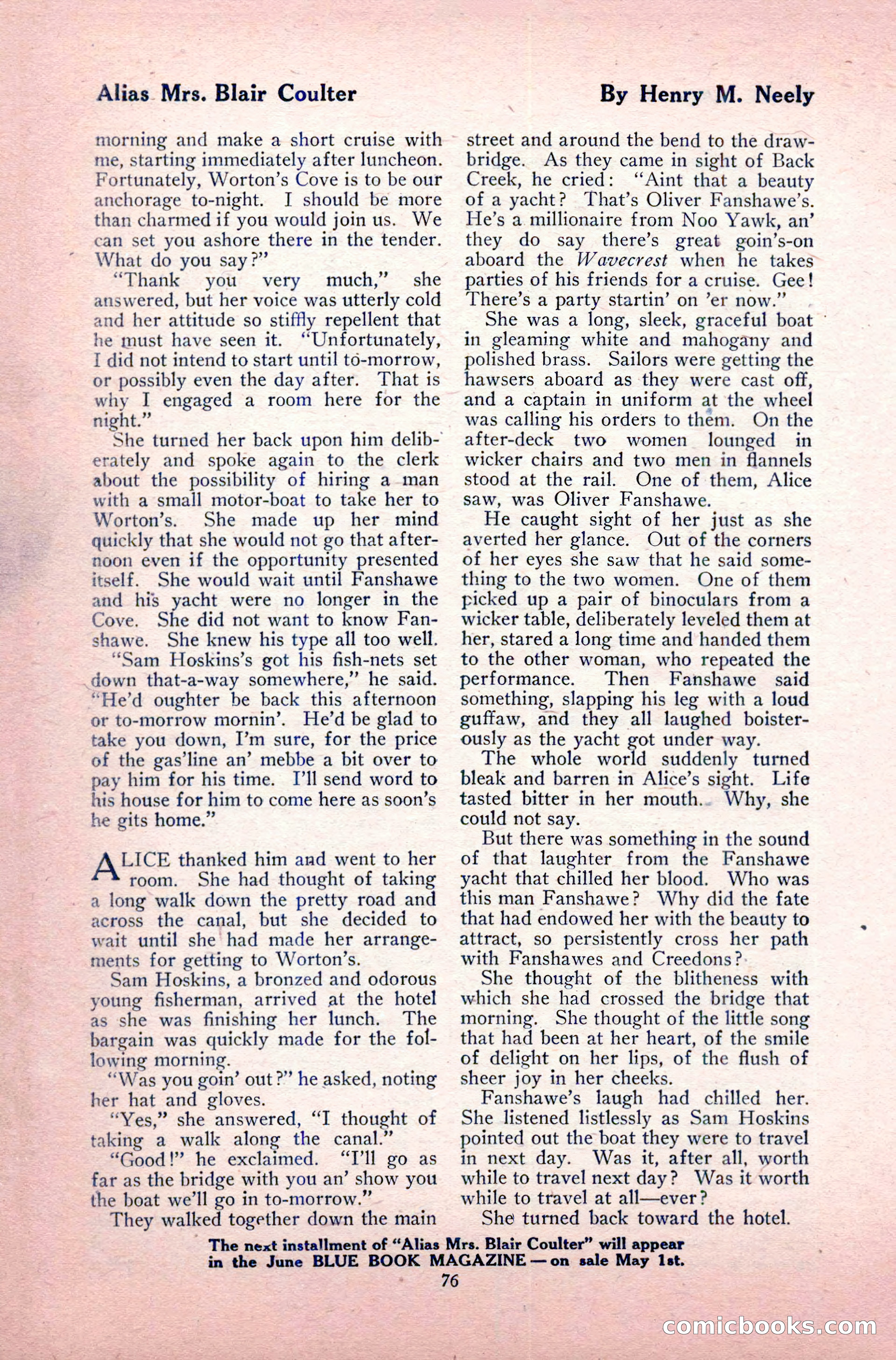 The Blue Book Magazine, May 1917 — page 82 of 220