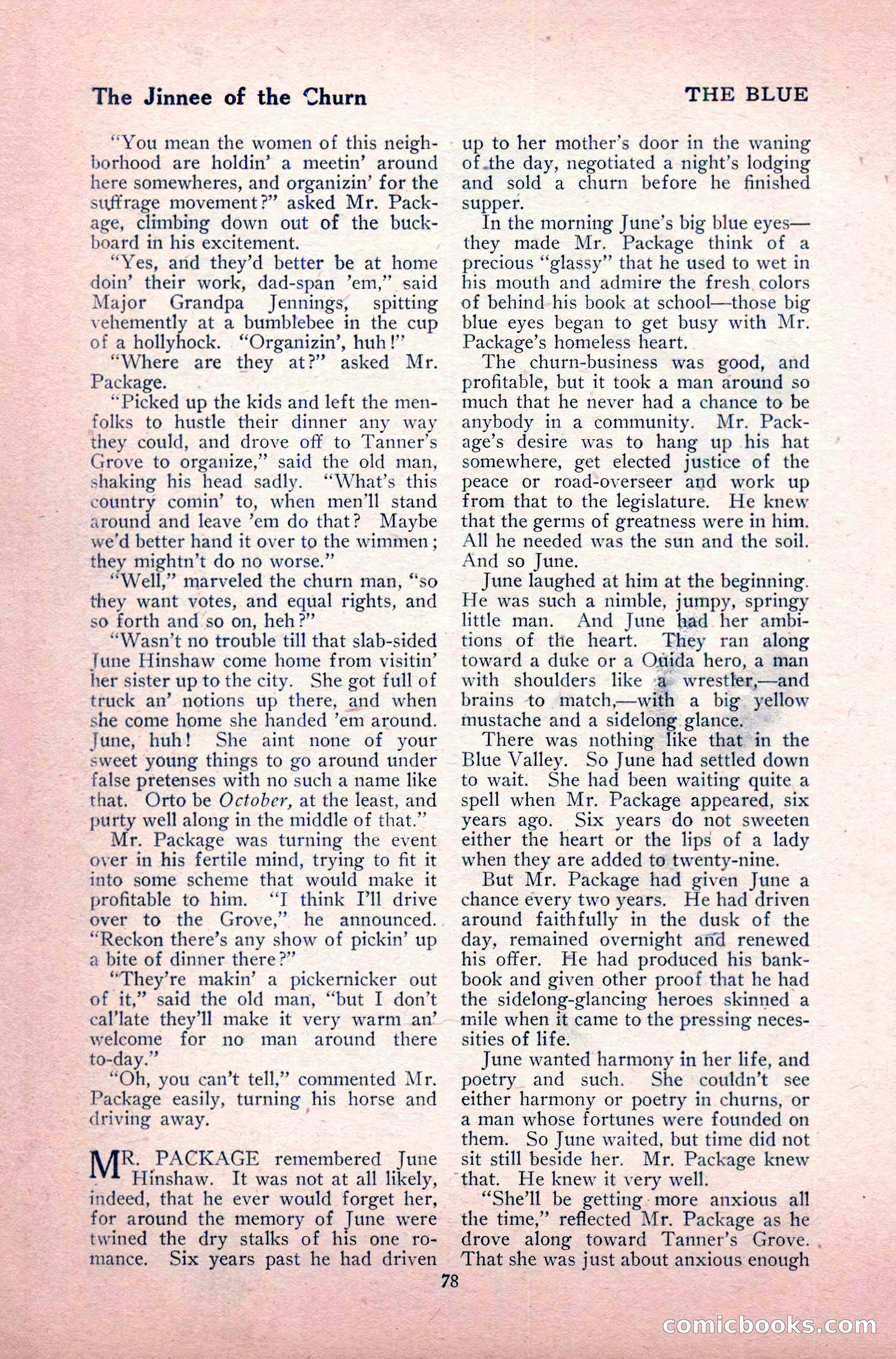 The Blue Book Magazine, May 1917 — page 84 of 220