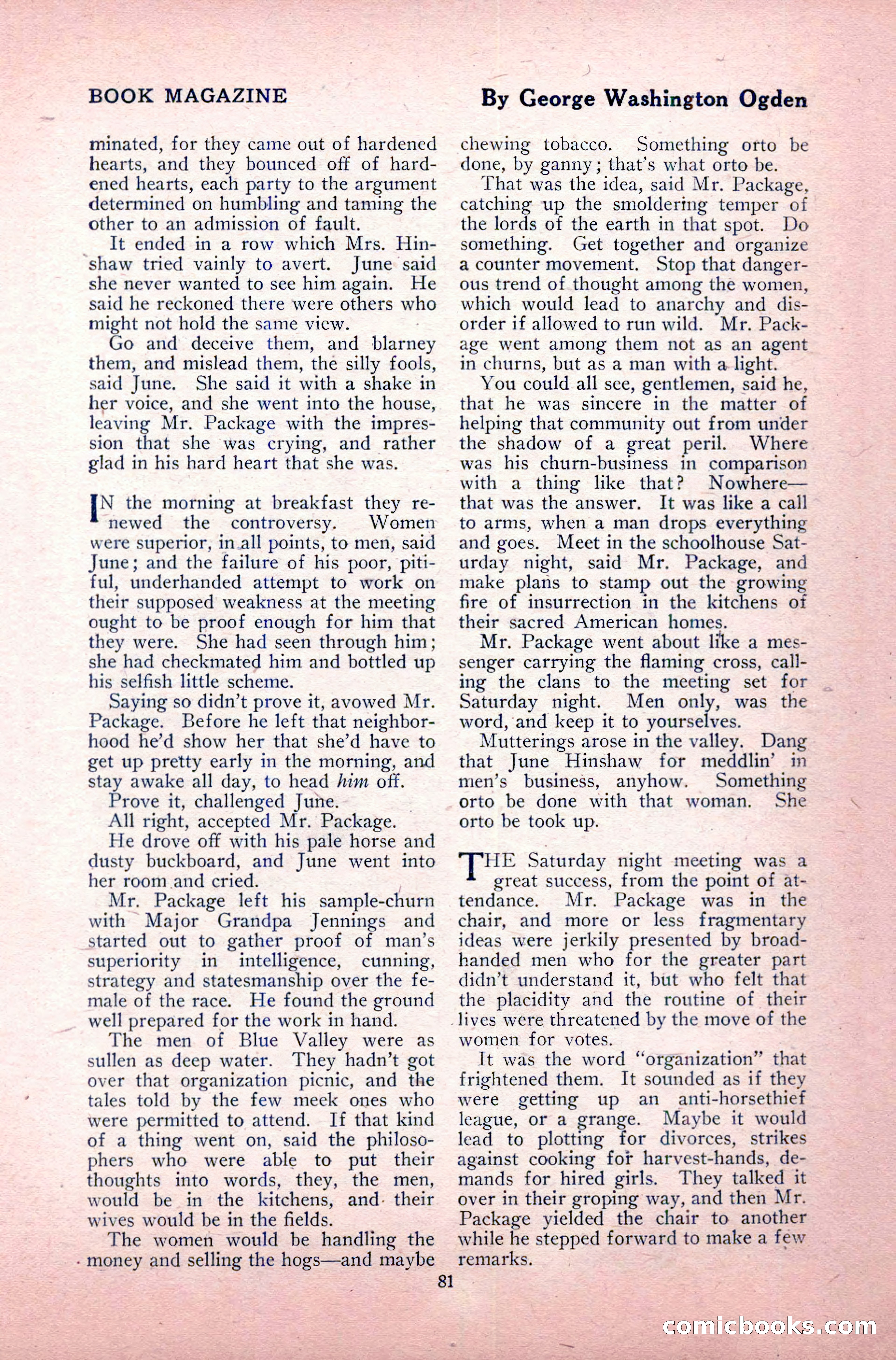 The Blue Book Magazine, May 1917 — page 87 of 220