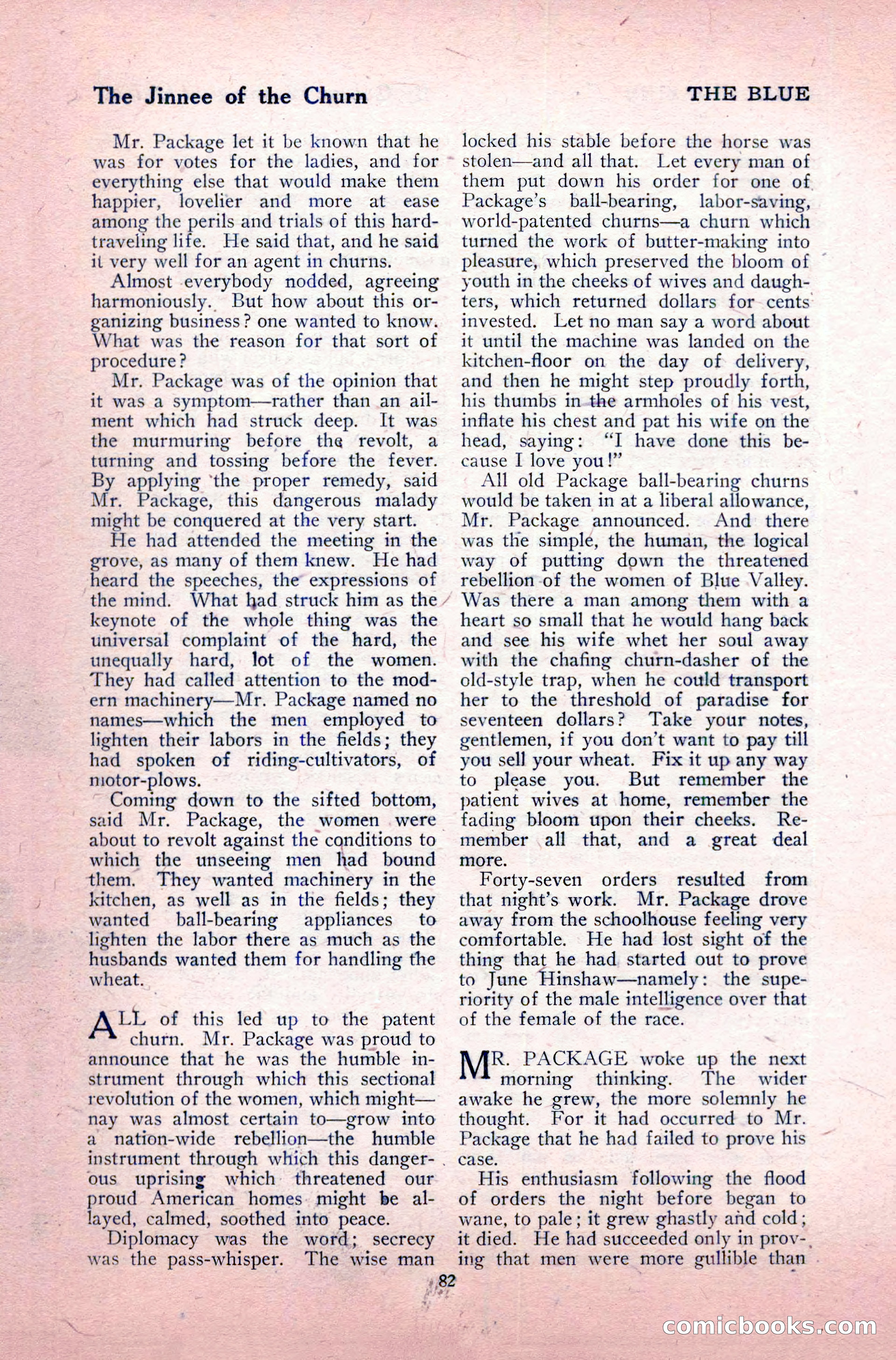 The Blue Book Magazine, May 1917 — page 88 of 220