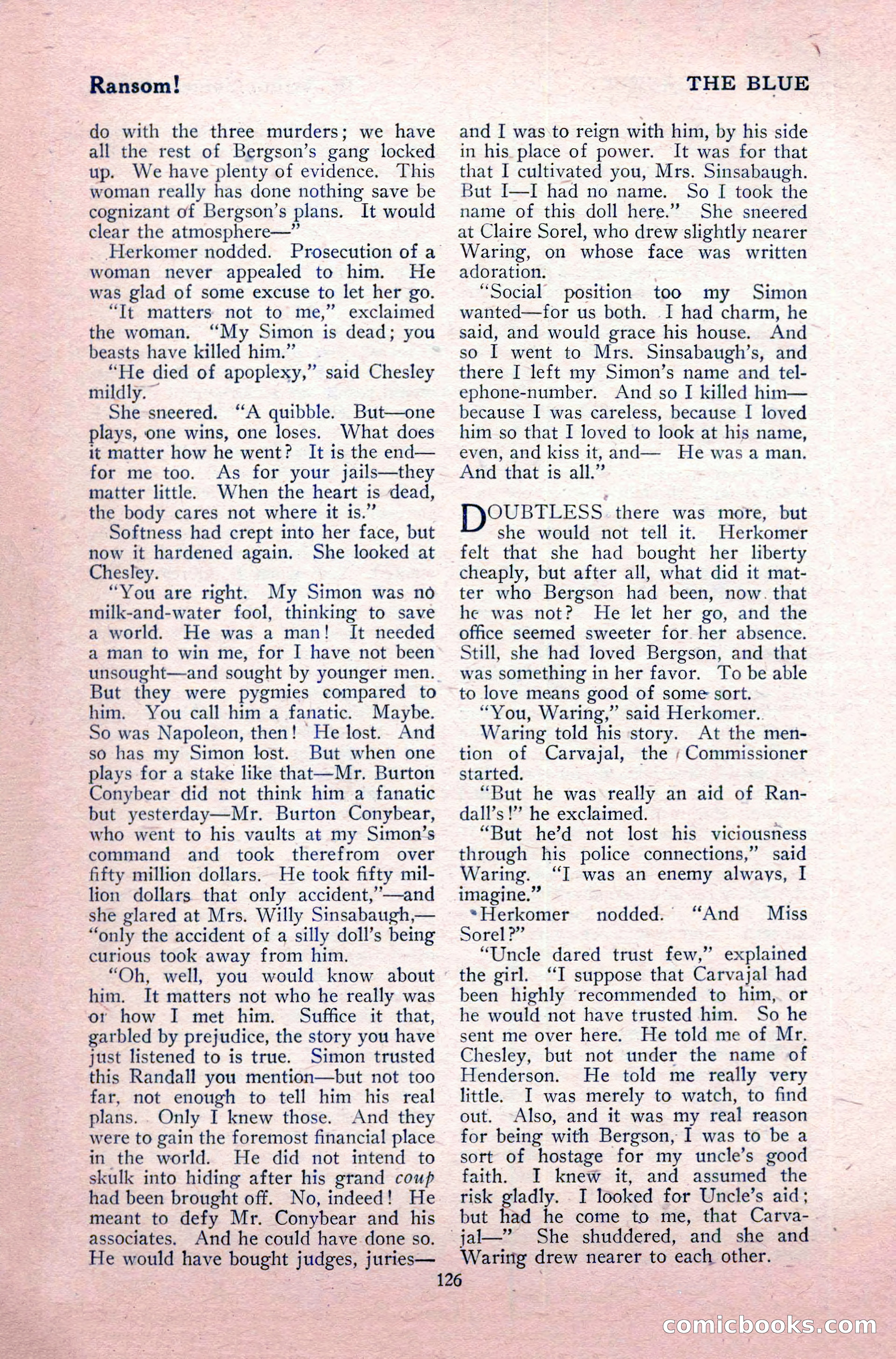 The Blue Book Magazine, May 1917 — page 132 of 220