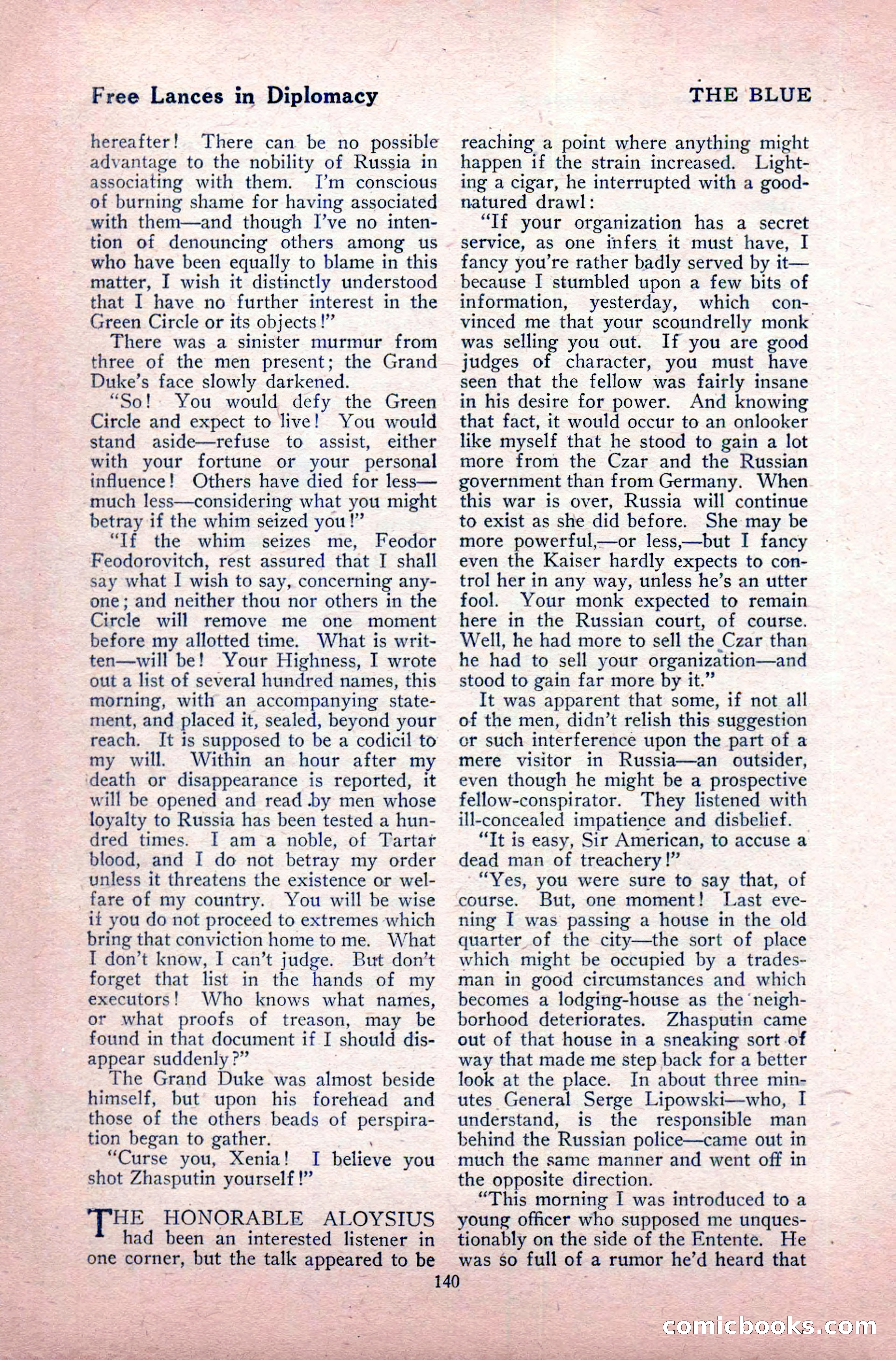 The Blue Book Magazine, May 1917 — page 146 of 220