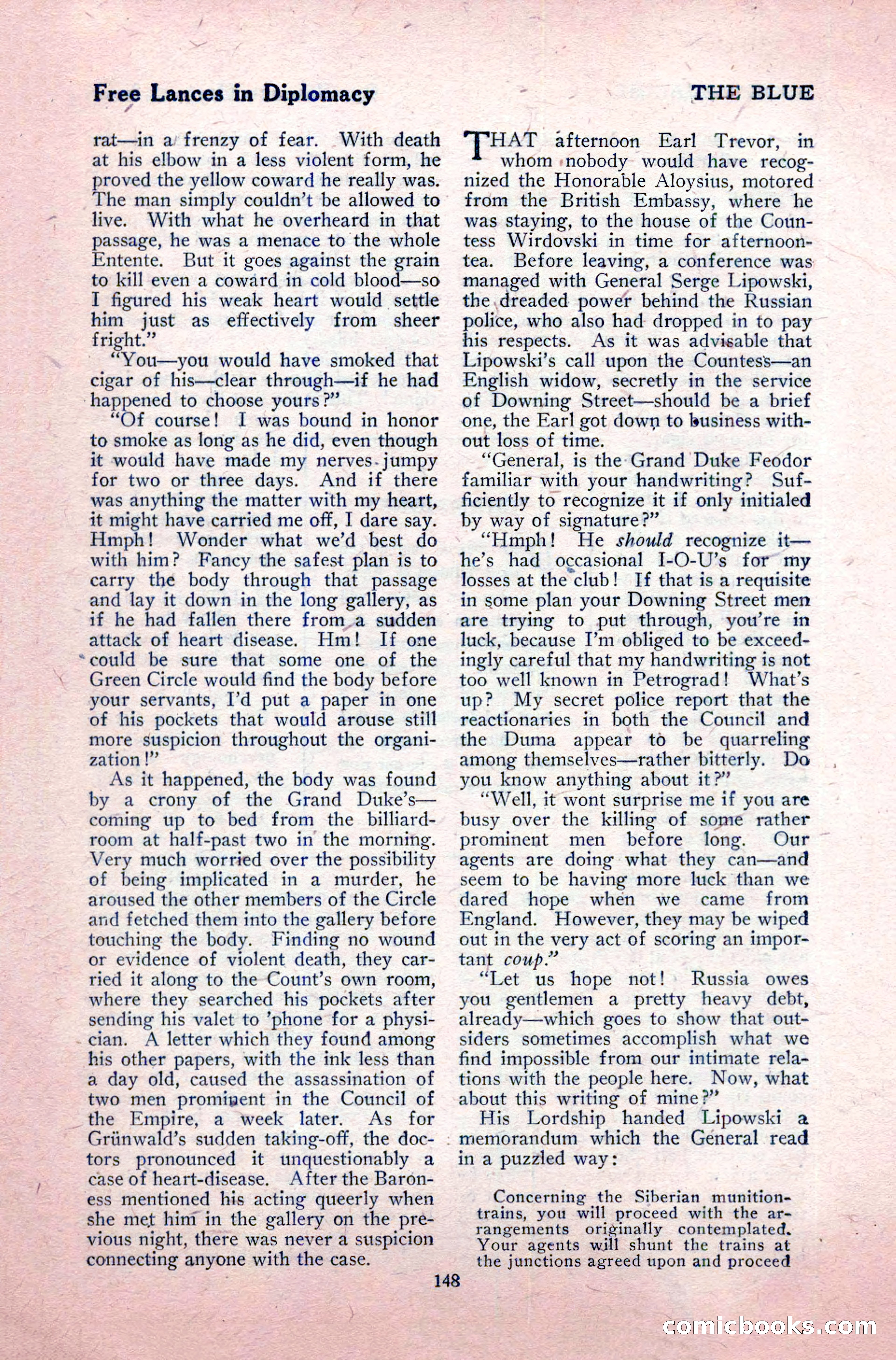 The Blue Book Magazine, May 1917 — page 154 of 220