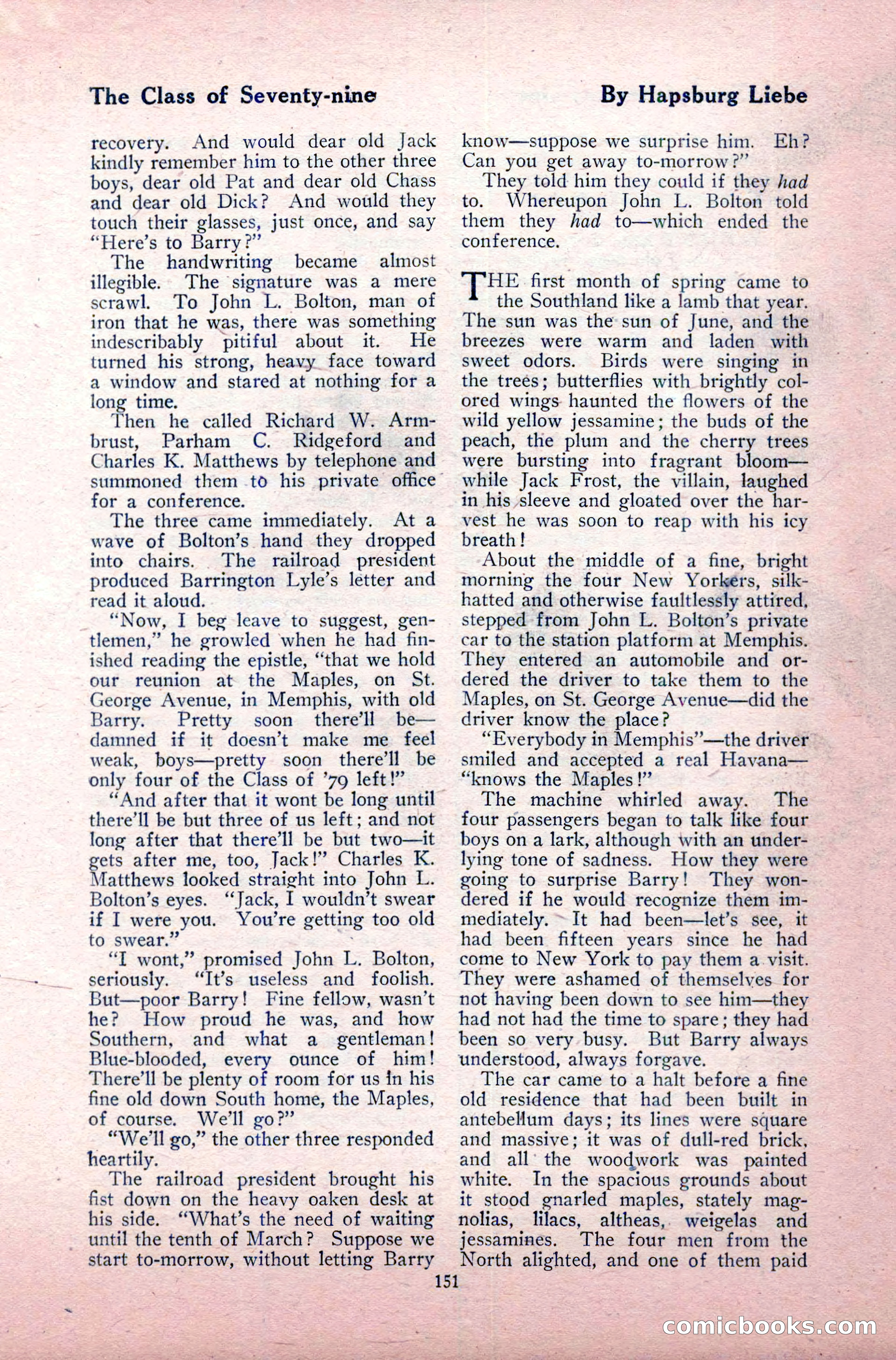 The Blue Book Magazine, May 1917 — page 157 of 220