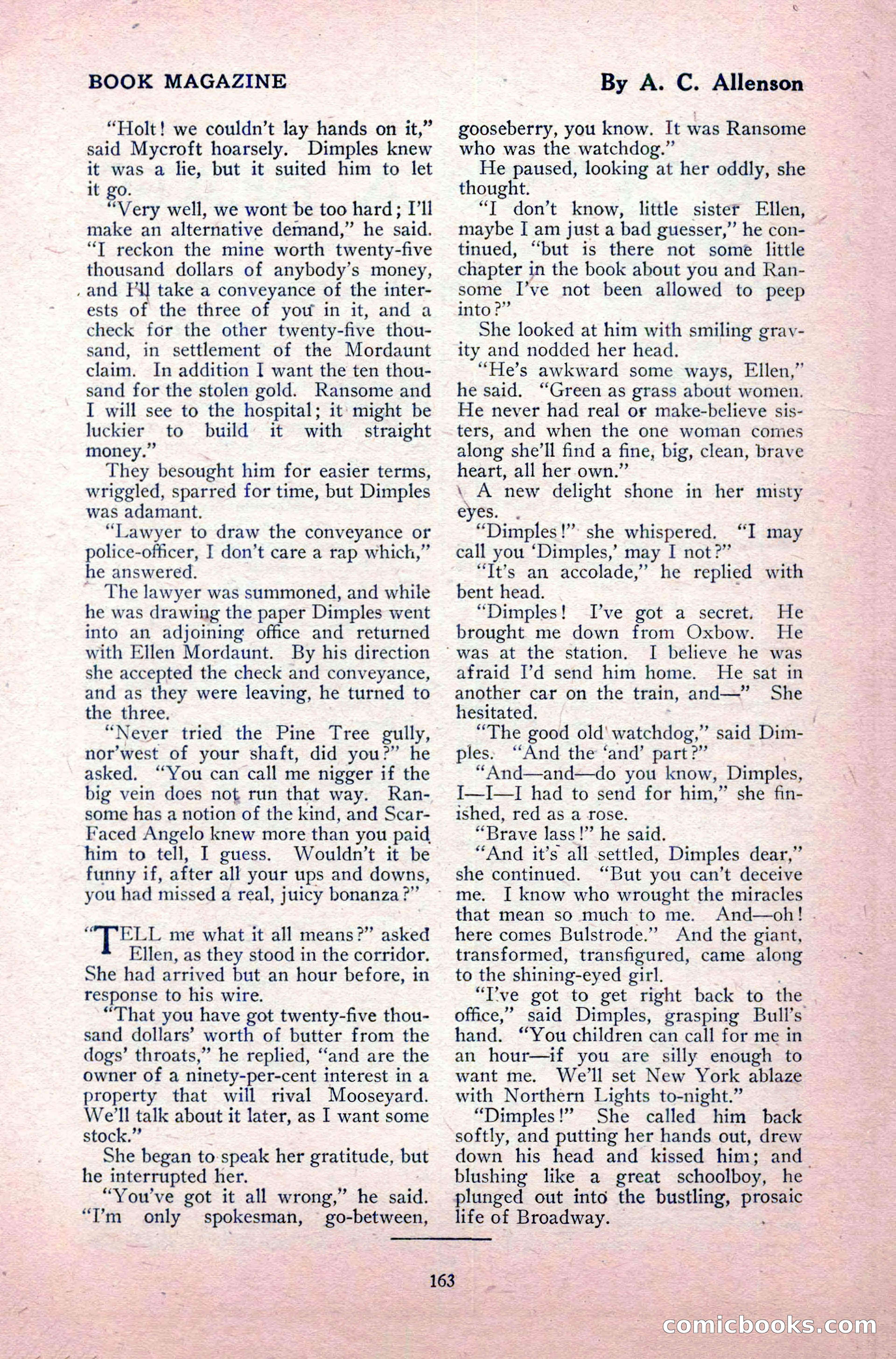 The Blue Book Magazine, May 1917 — page 169 of 220