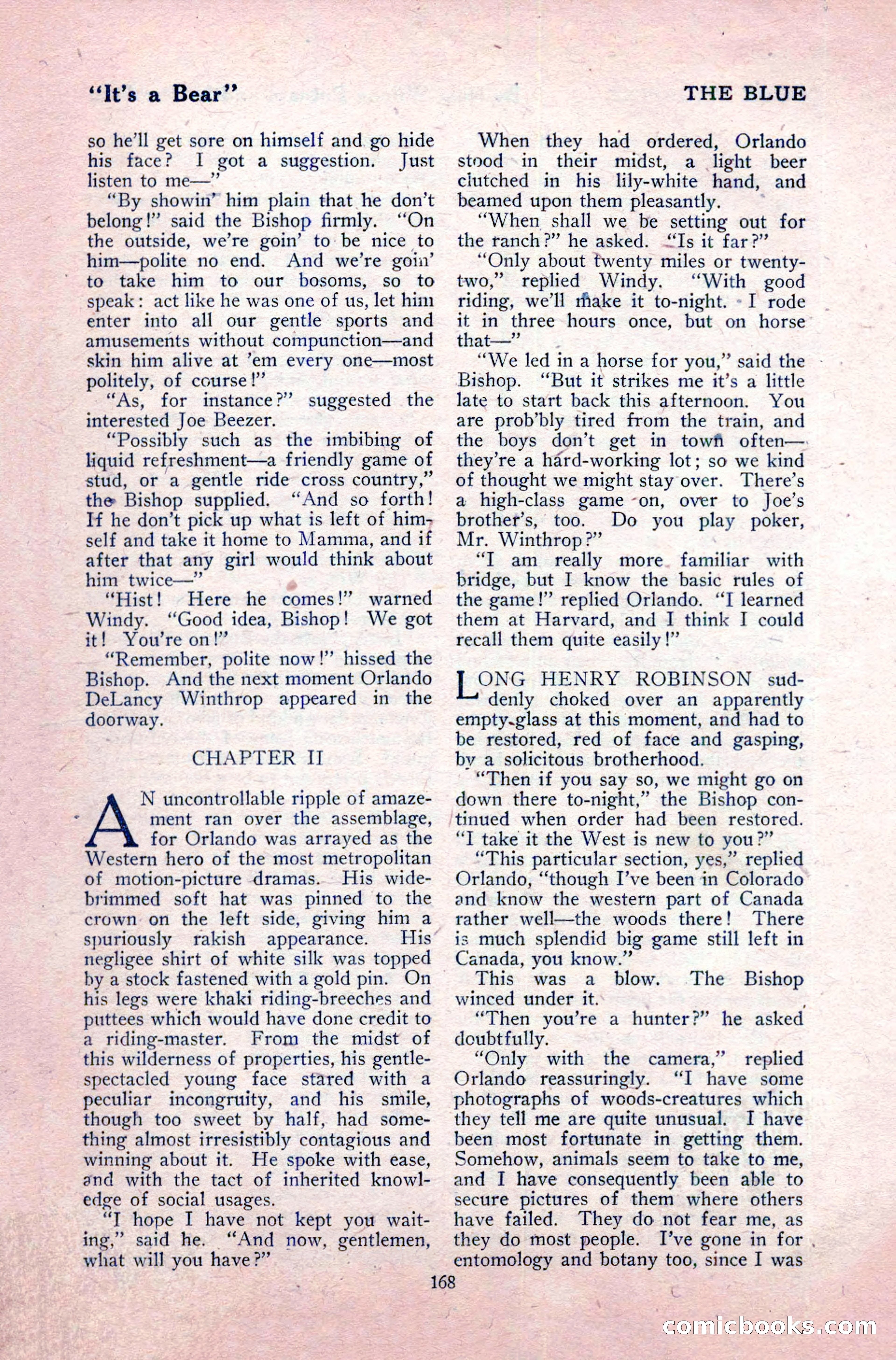 The Blue Book Magazine, May 1917 — page 174 of 220