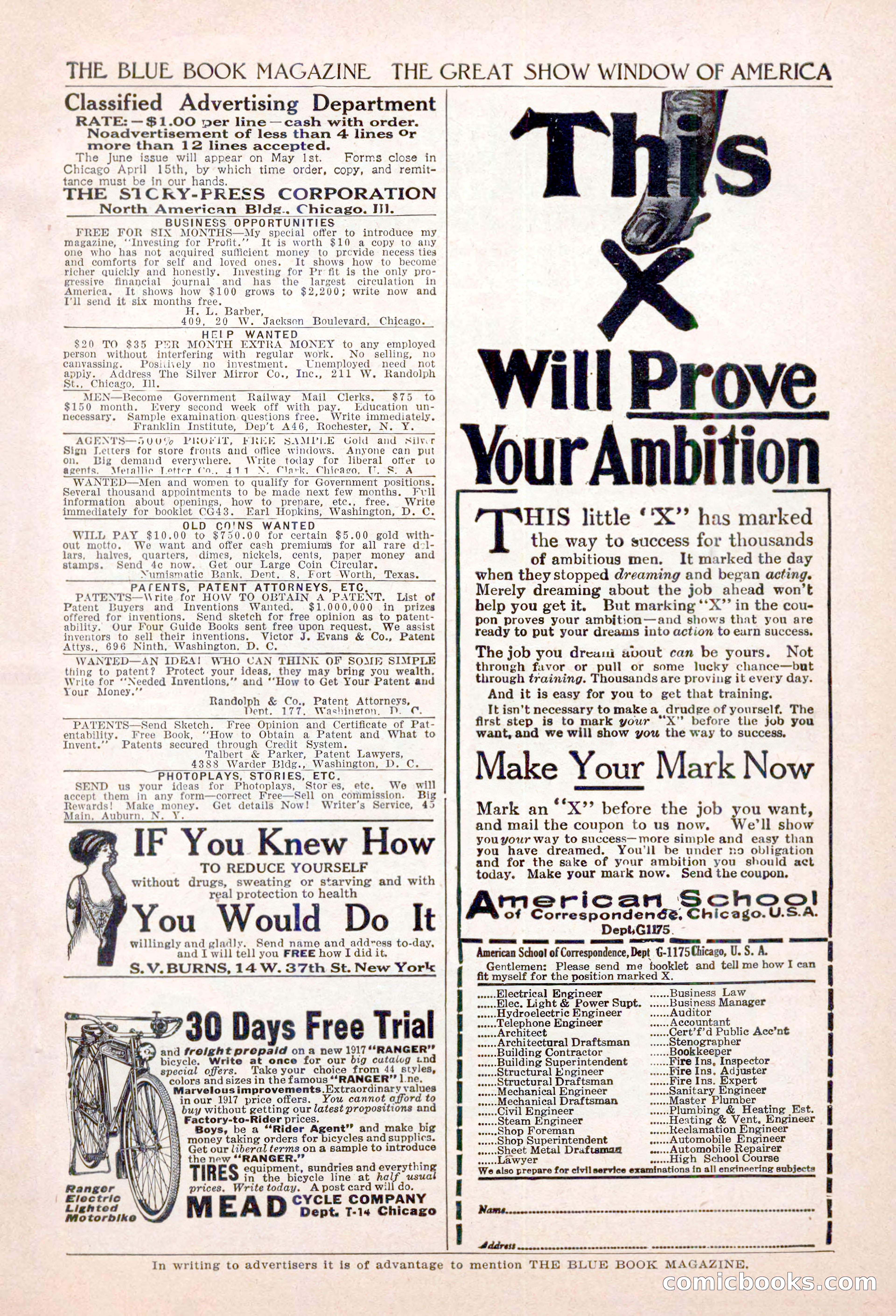 The Blue Book Magazine, May 1917 — page 211 of 220