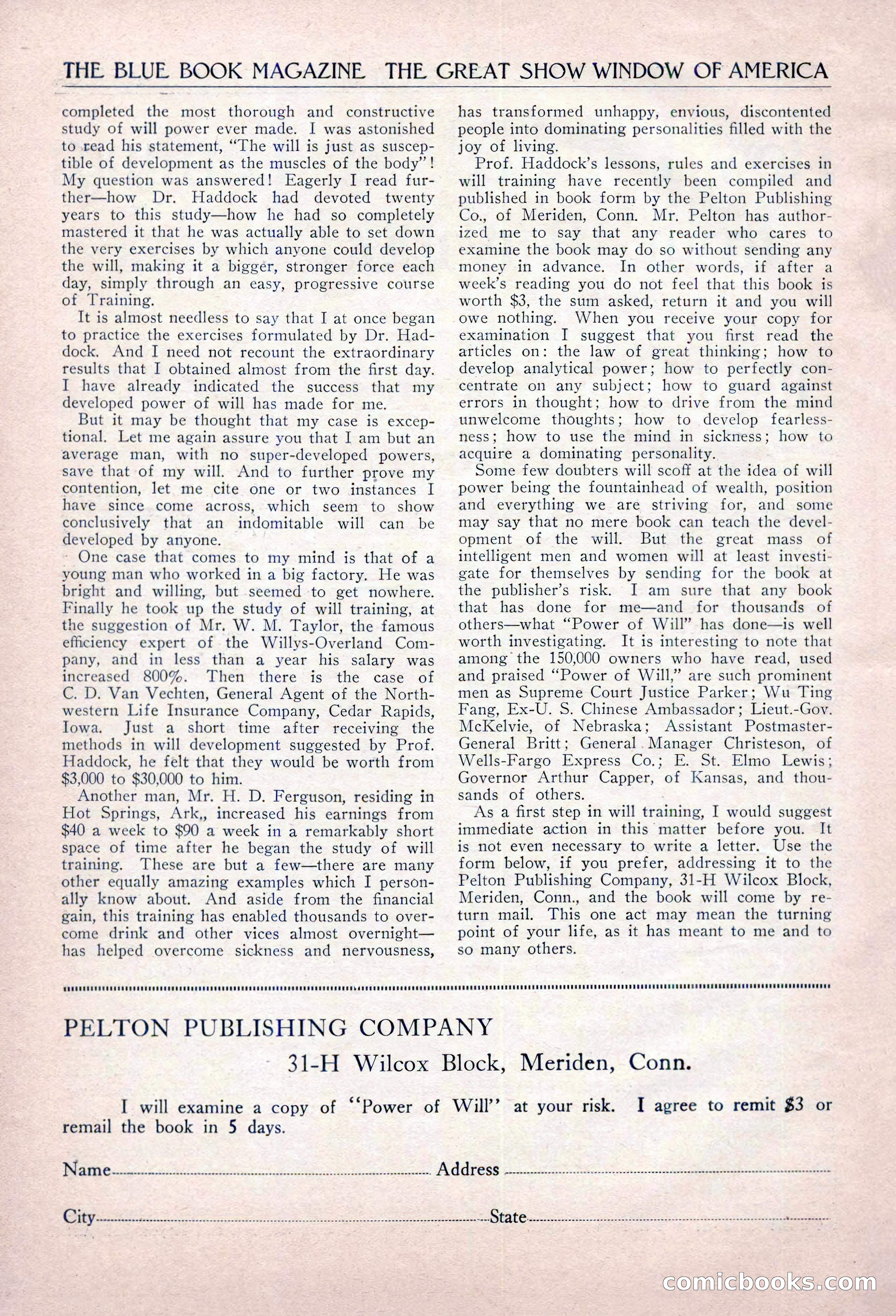 The Blue Book Magazine, May 1917 — page 214 of 220